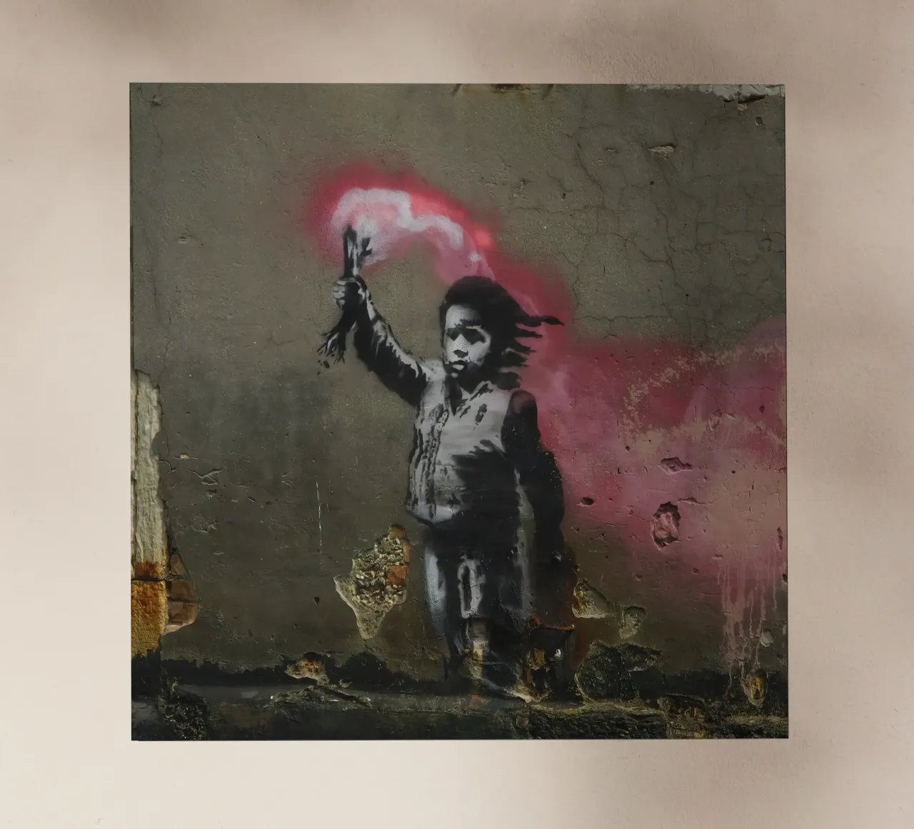 Banksy pellicola backlit da 🎁 ARTVI-SHOP