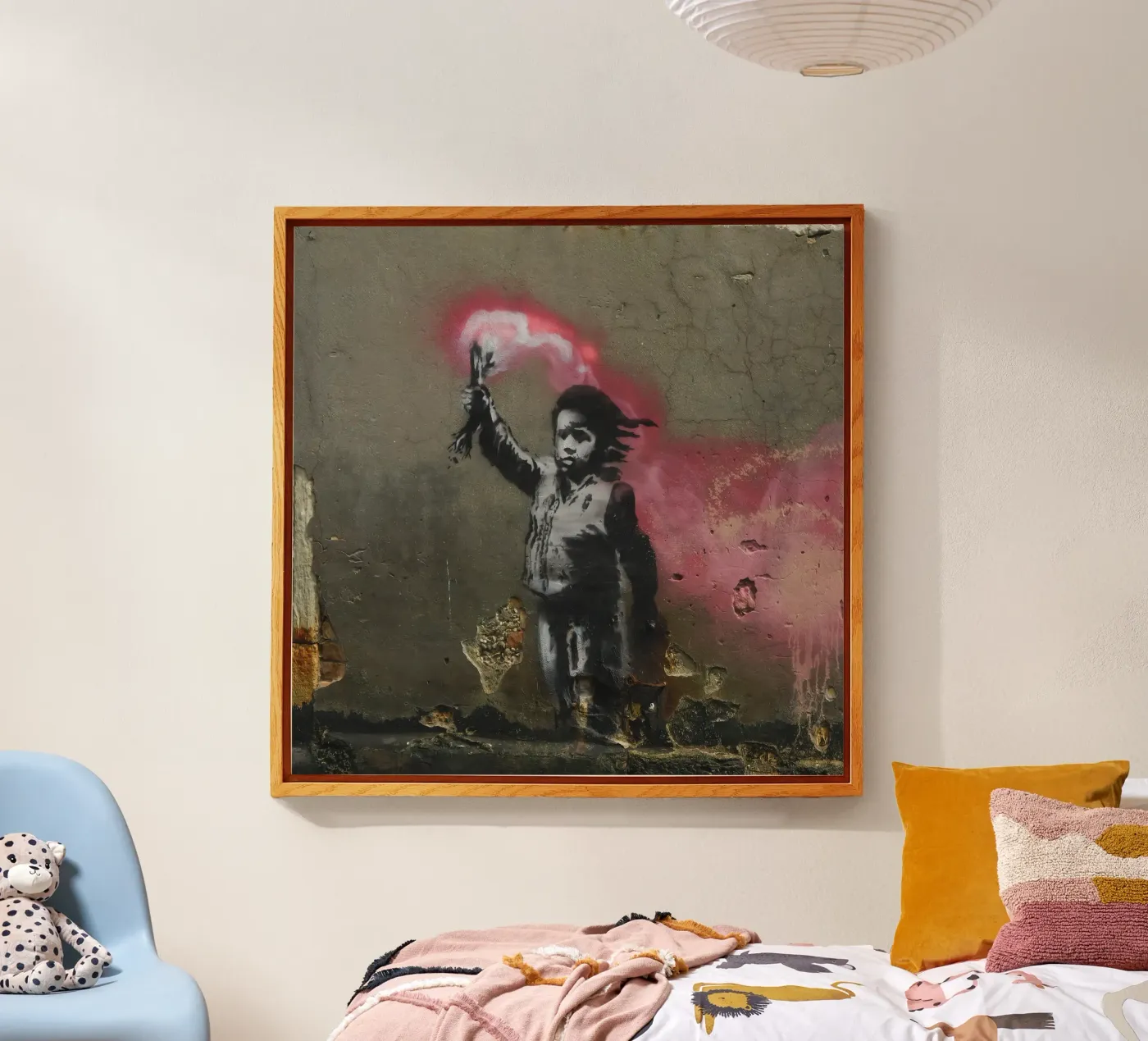 Banksy plexiglass da 🎁 NOBELART