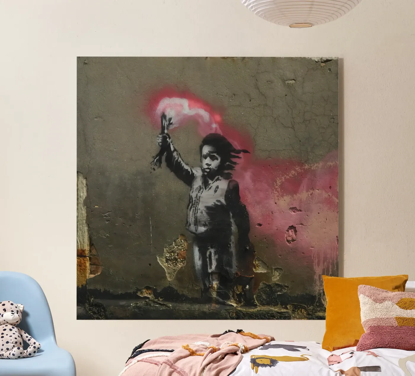 Banksy plexiglass da 🎁 NOBELART