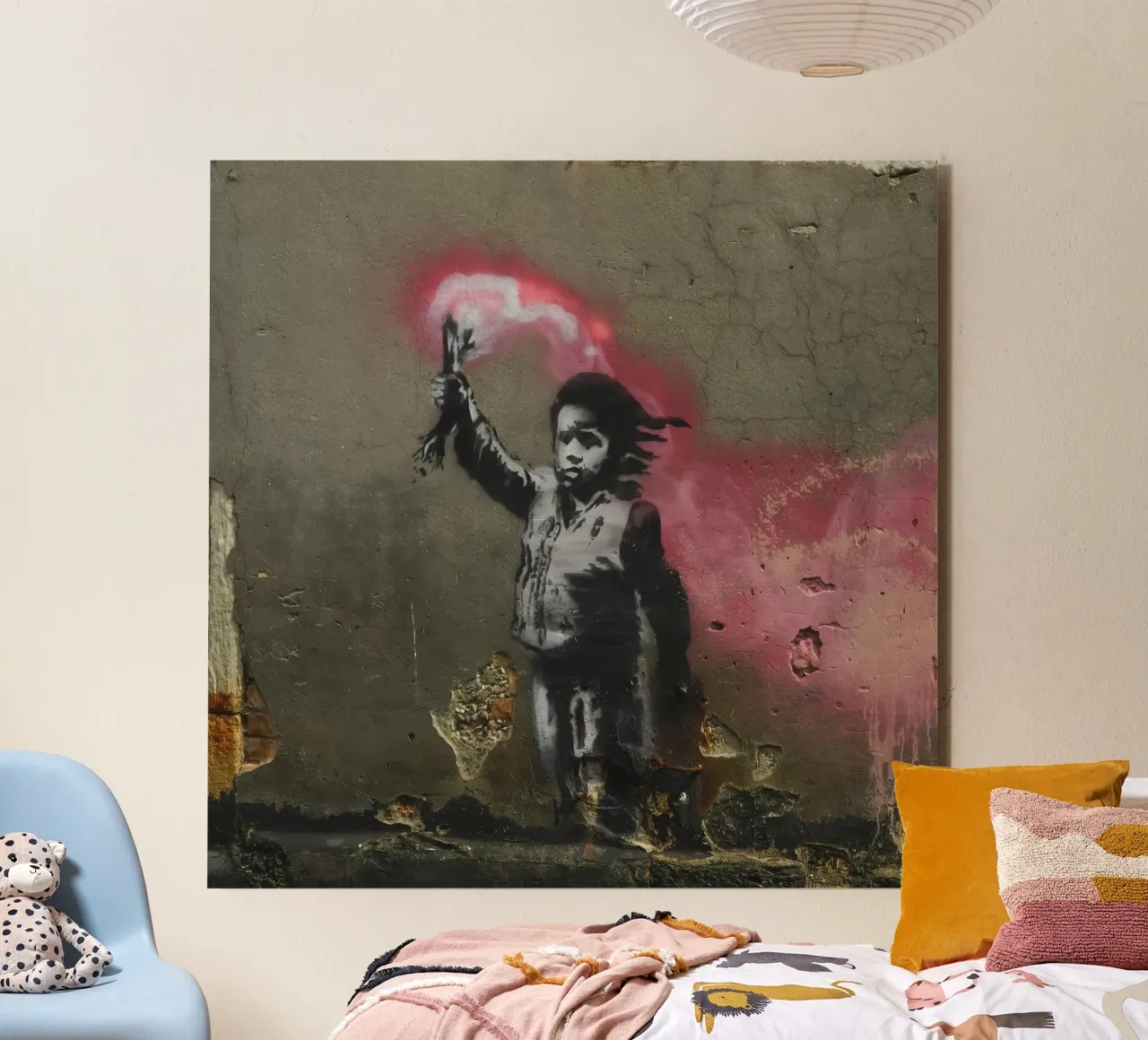 Banksy alluminio dibond da 🎁 ARTVI-SHOP