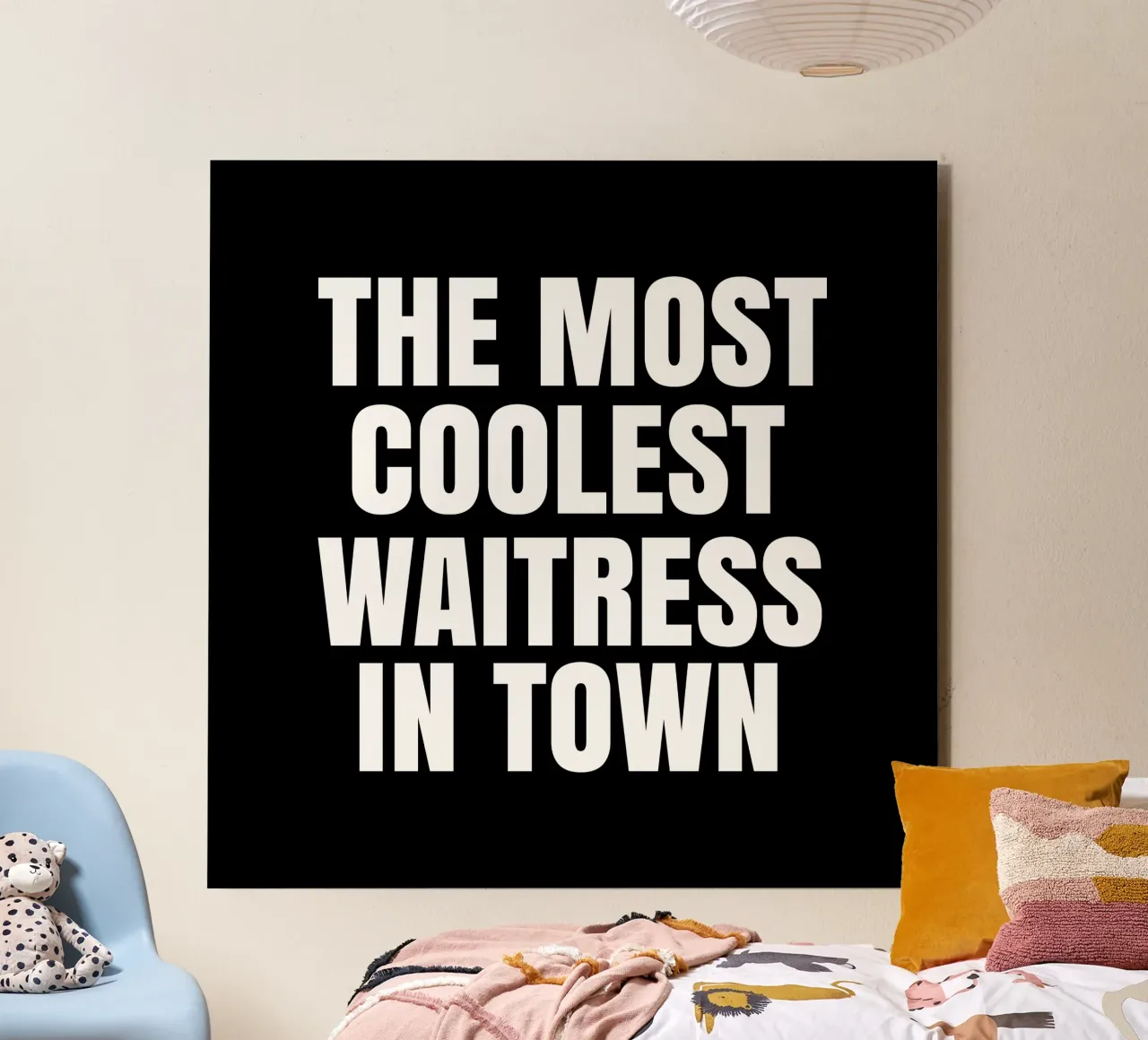 The most coolest waitress in town alluminio dibond da happieeagle