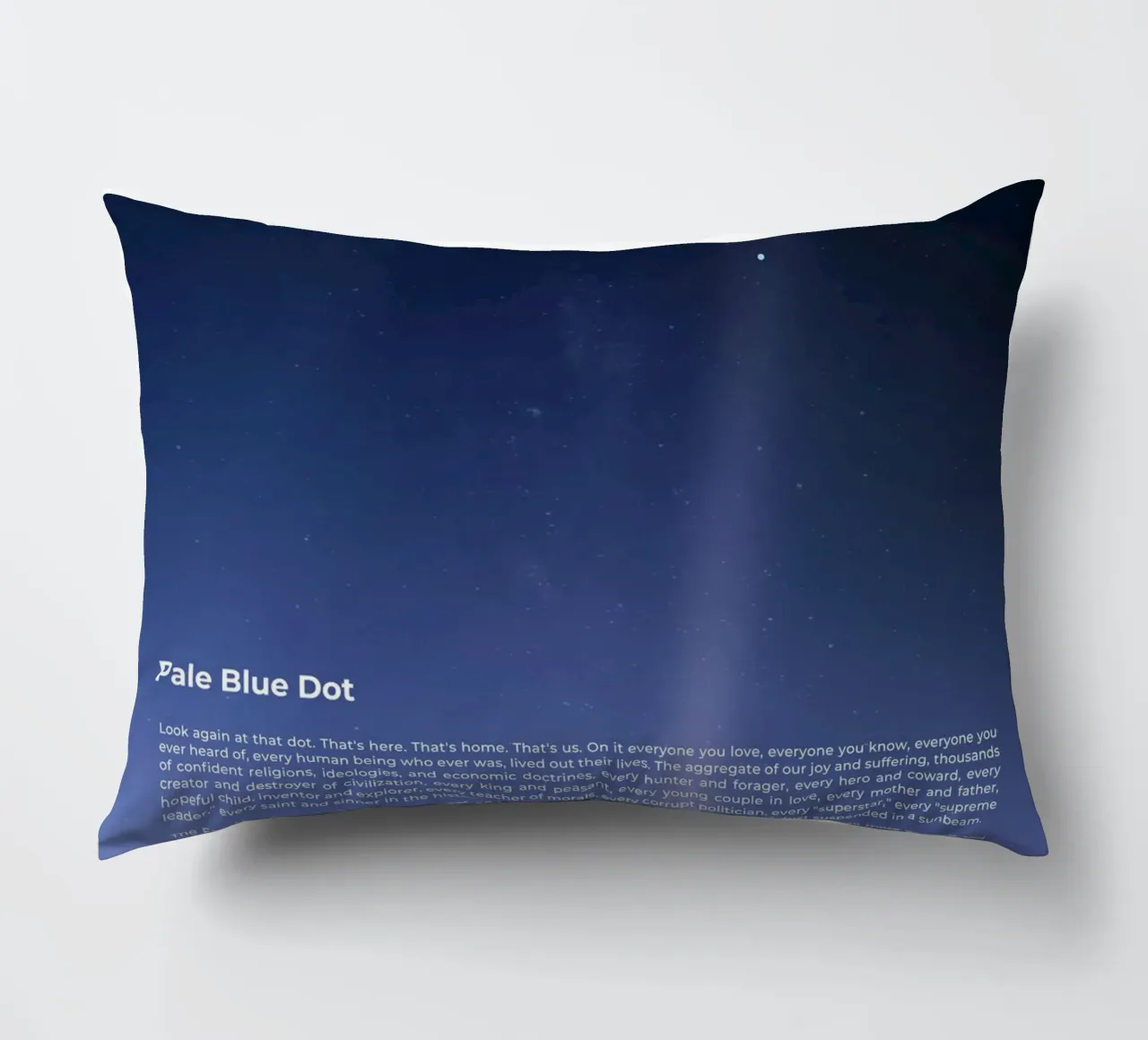 Pale Blue Dot cuscino da nabakumov