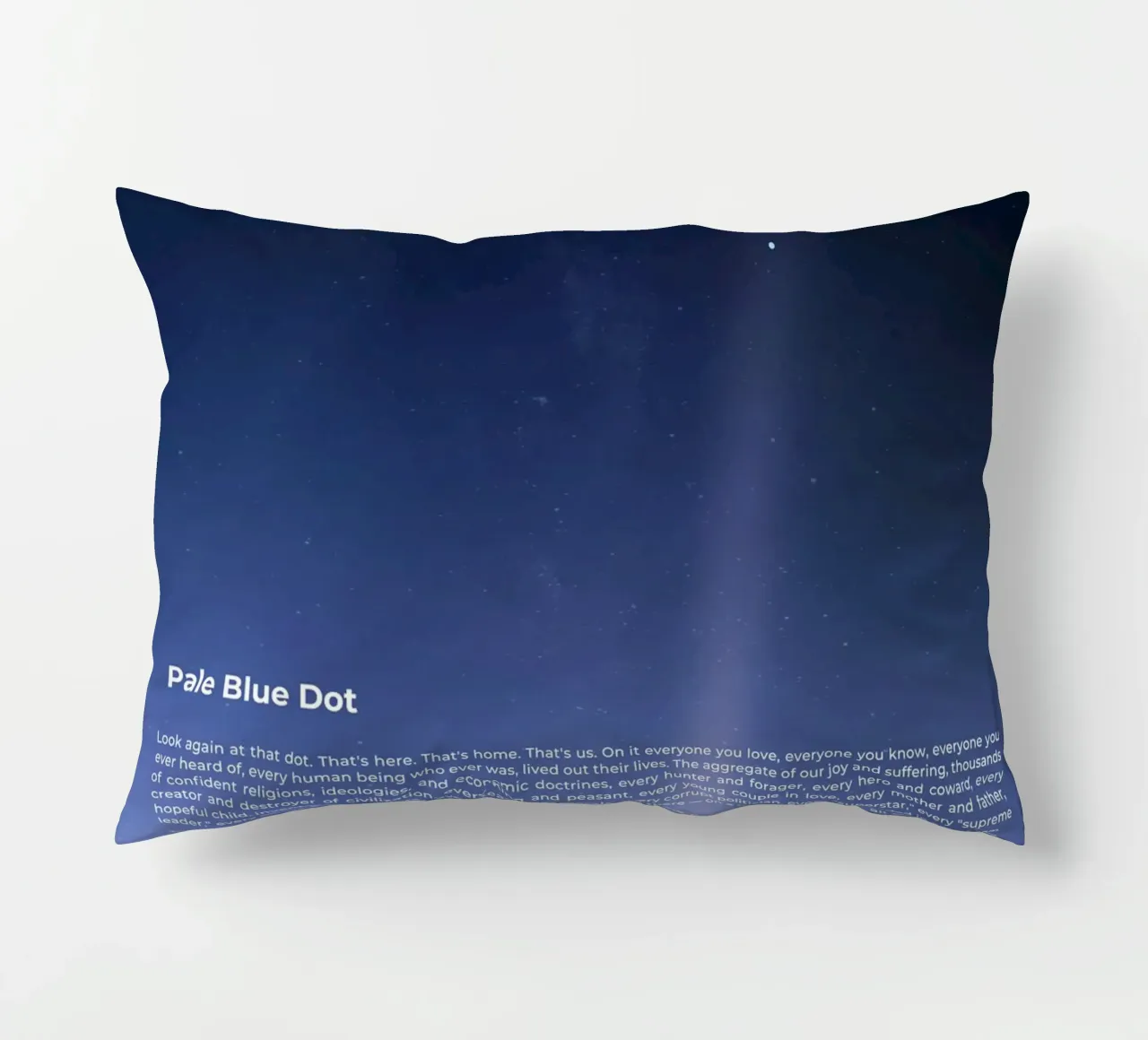 Pale Blue Dot cuscino da nabakumov