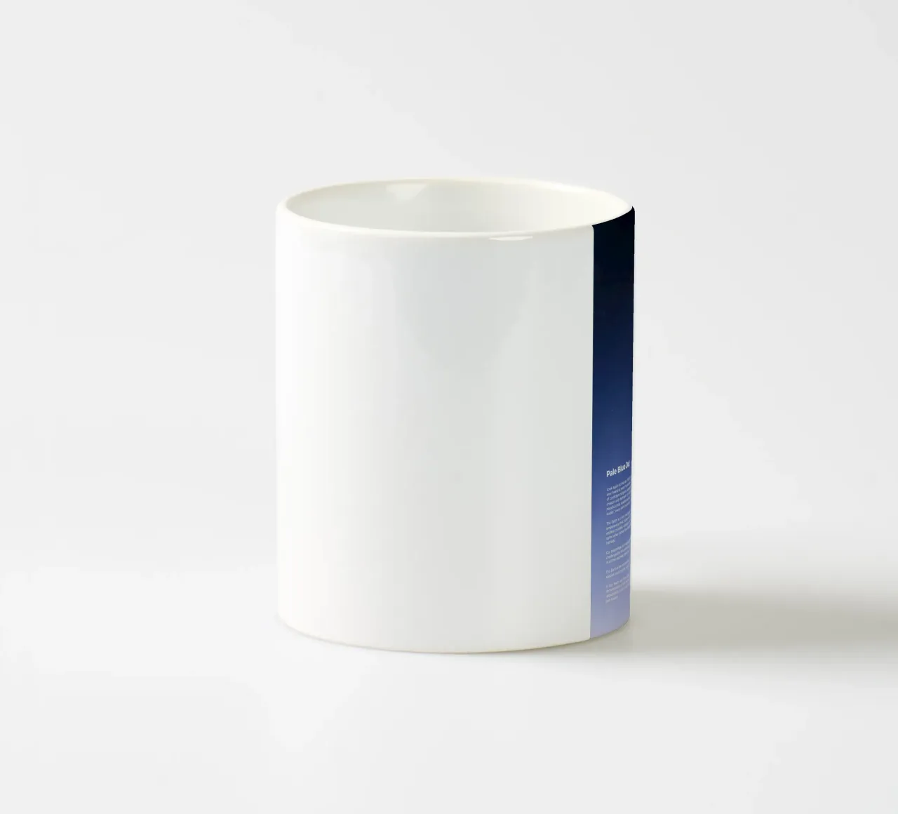 Pale Blue Dot tazza in ceramica da nabakumov