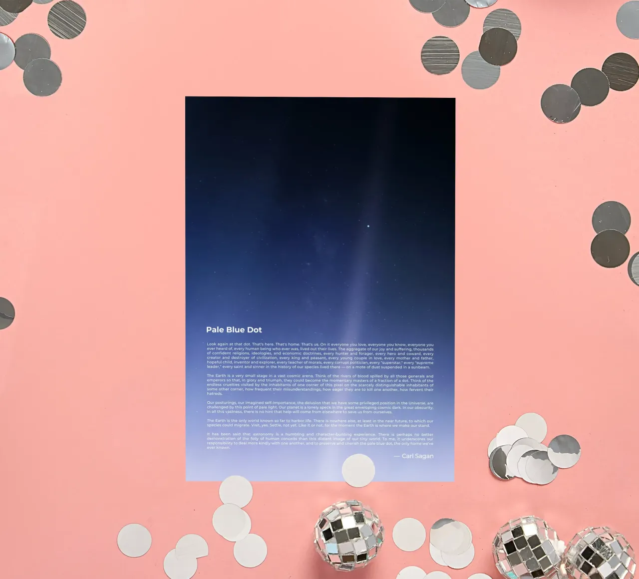 Pale Blue Dot sticker by nabakumov