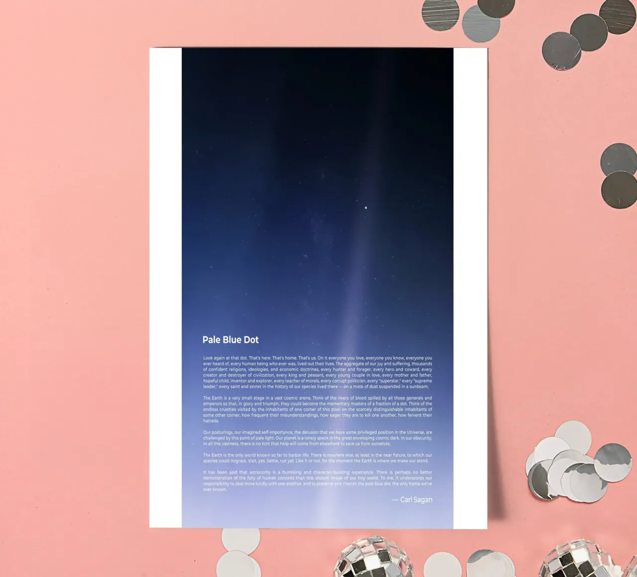 Pale Blue Dot sticker sheet by nabakumov