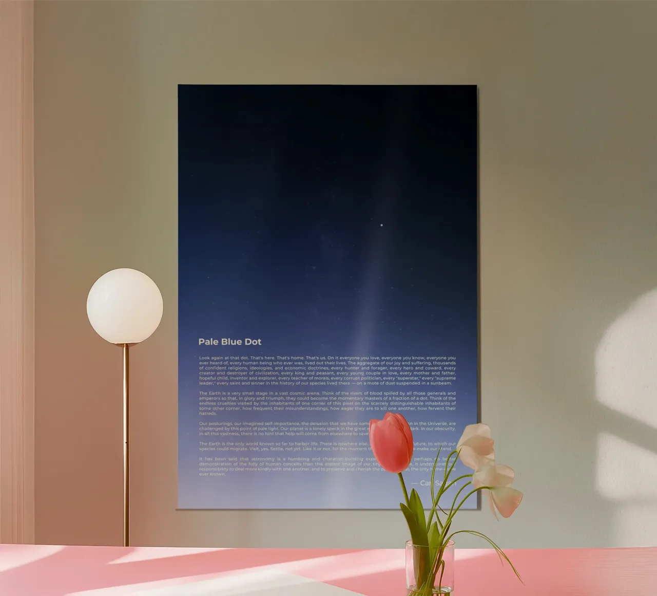 Pale Blue Dot poster da nabakumov