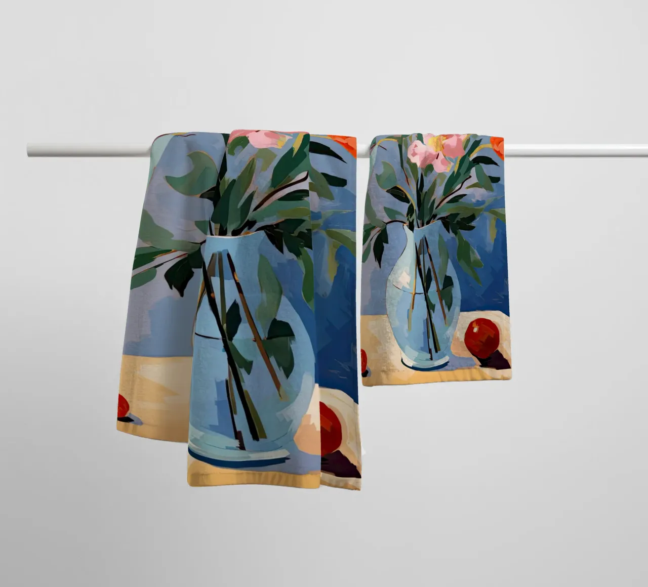 Fiori freschi raccolti asciugamano da bagno da DaarbyN