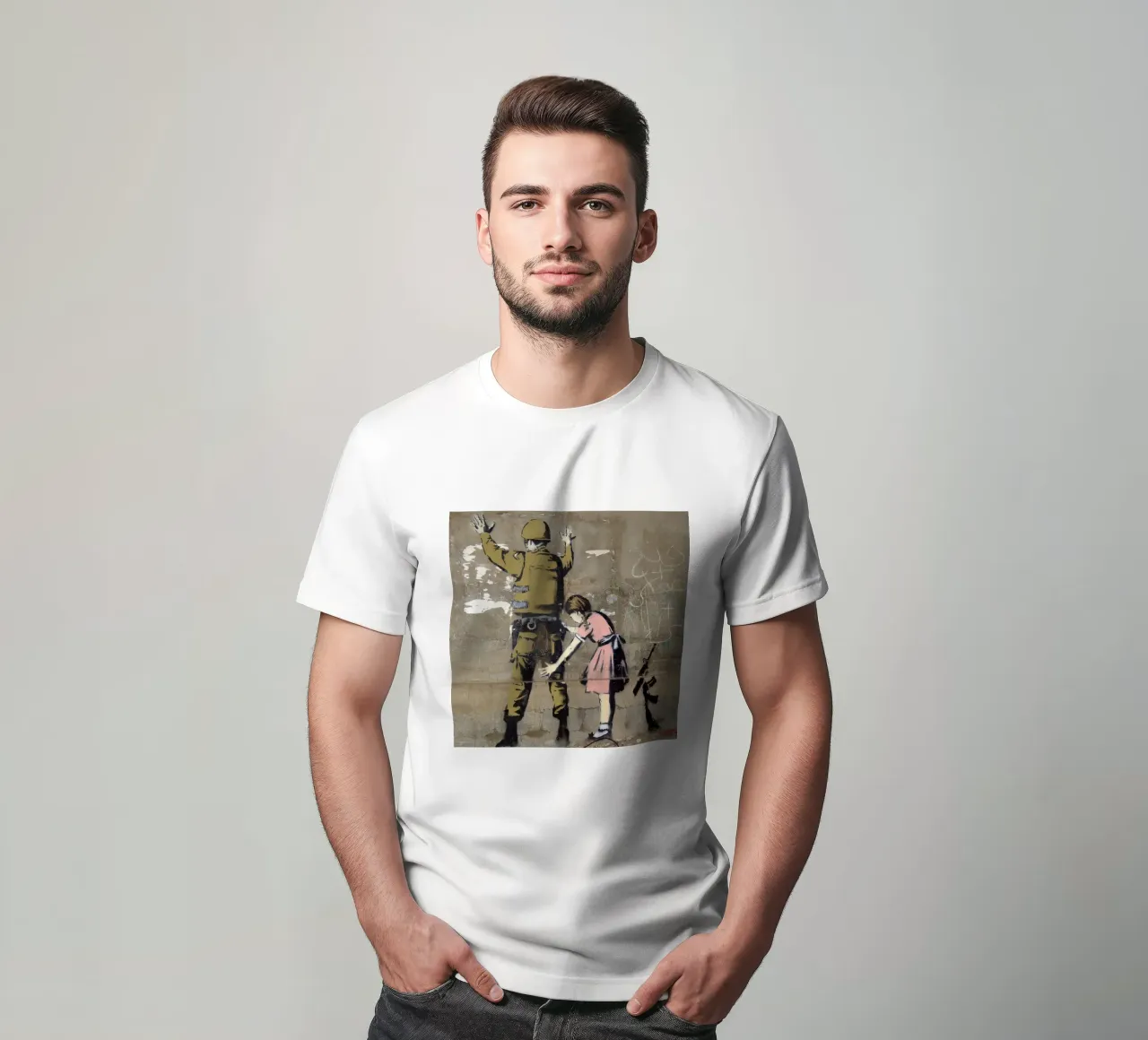 Banksy t-shirt da 🎁 ARTVI-SHOP