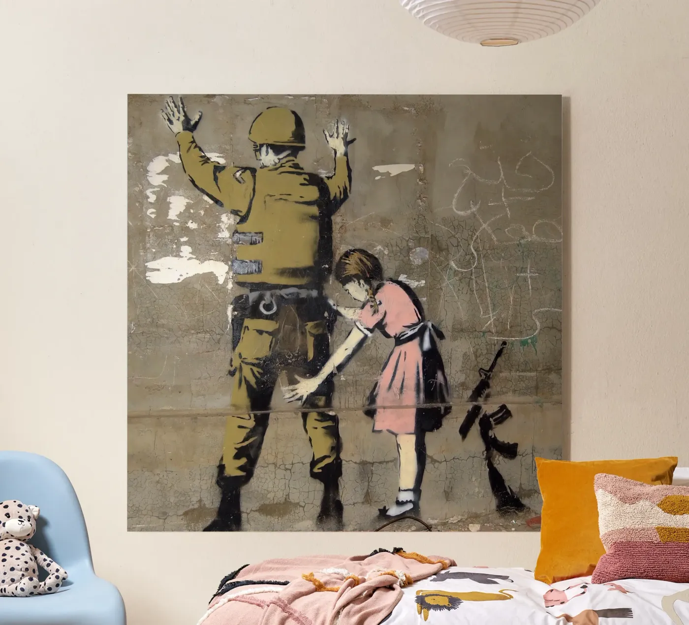 Banksy plexiglass da 🎁 NOBELART