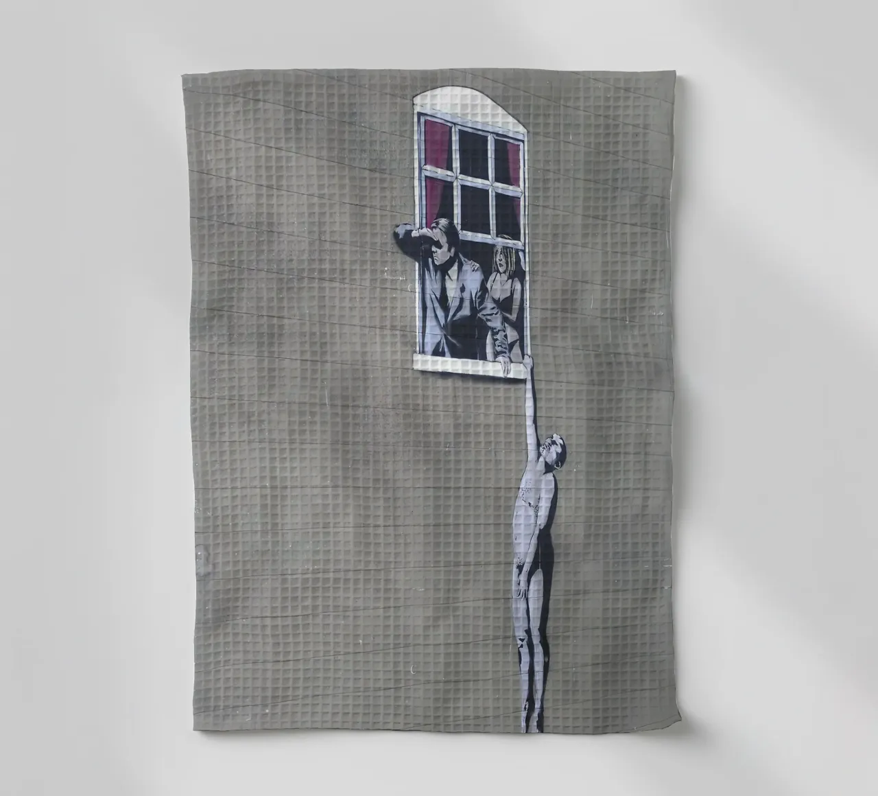 Banksy en bristols parkstraat theedoek van 🎁 ARTVI-SHOP