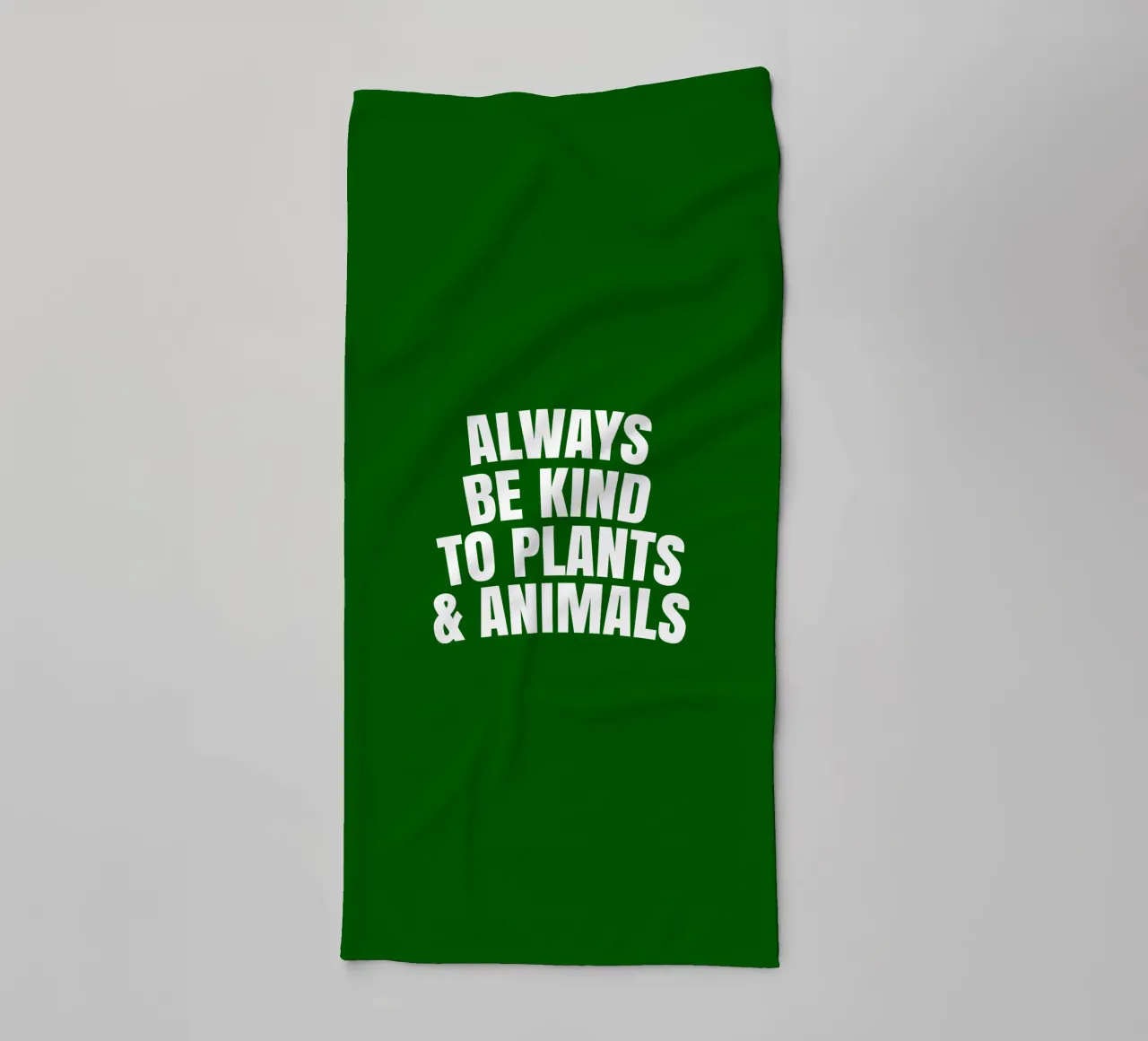 Always be kind to plants and animals asciugamano da bagno da happieeagle