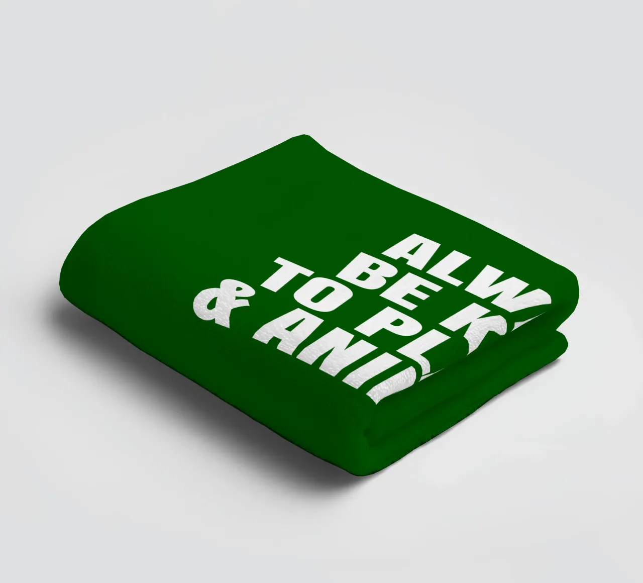 Always be kind to plants and animals asciugamano da bagno da happieeagle