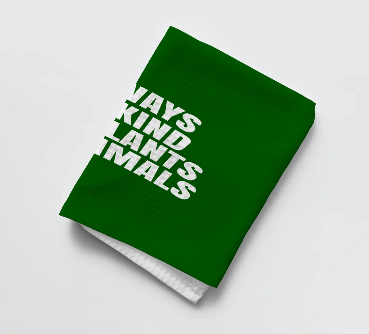 Always be kind to plants and animals canovaccio da cucina da happieeagle