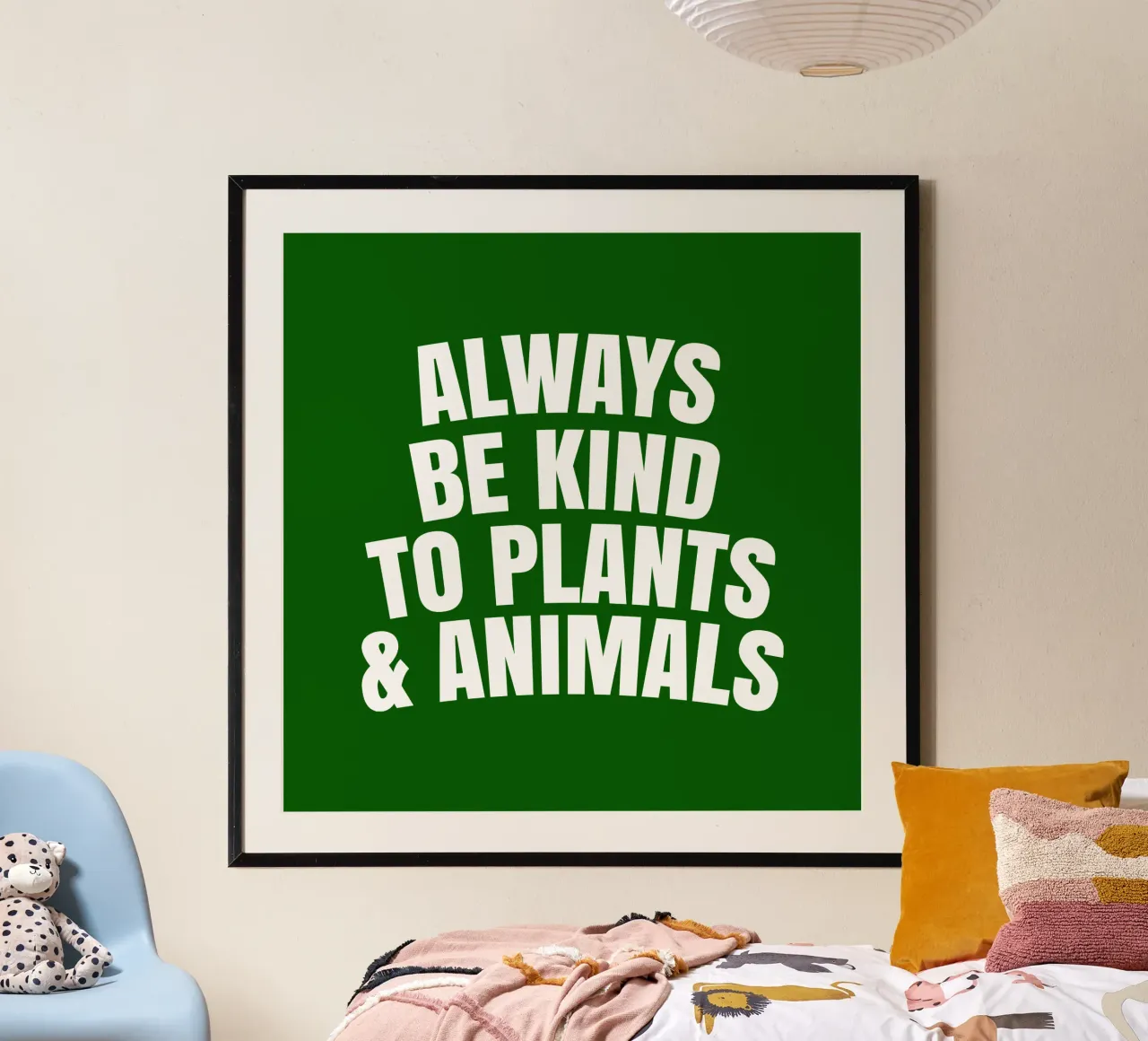 Always be kind to plants and animals carta hahnemühle da happieeagle