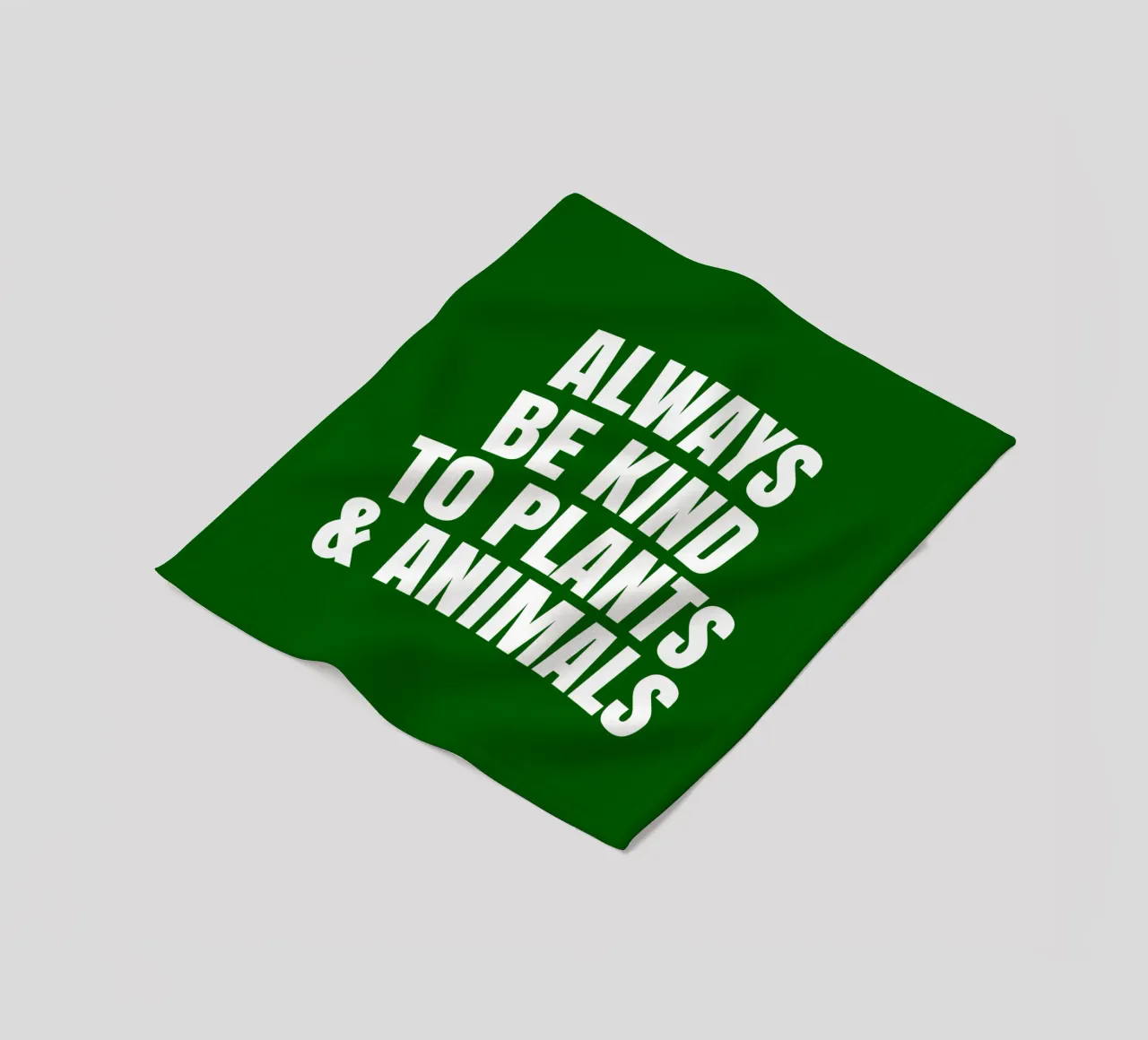 Always be kind to plants and animals coperta in pile da happieeagle