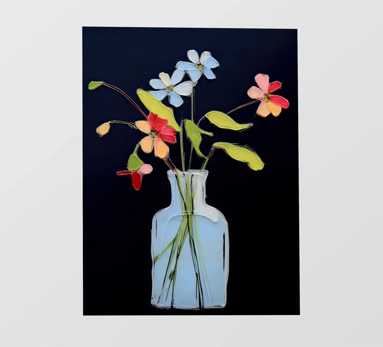 Piccoli fiori colorati telo in pvc da DaarbyN