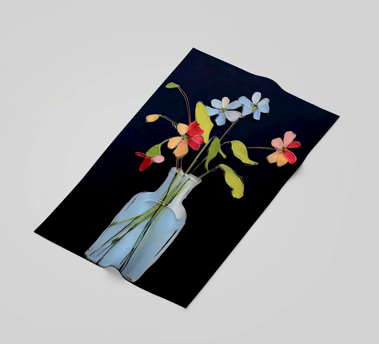 Piccoli fiori colorati telo mare da DaarbyN