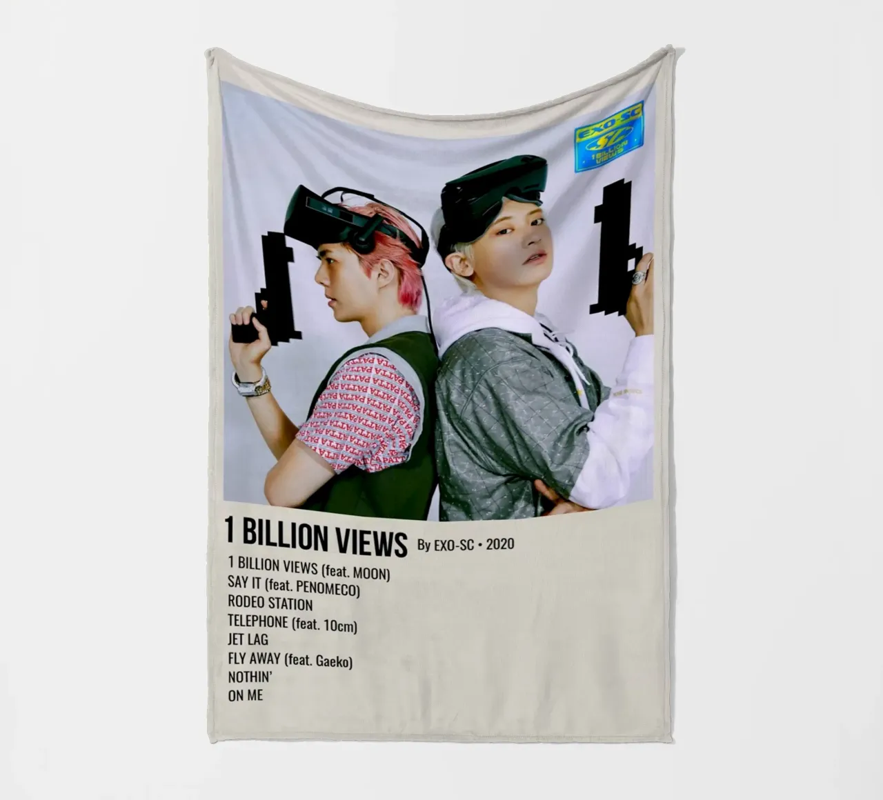 1 BILLION VIEWS By EXO-SC-2020 fleecedeken van SoundStudio
