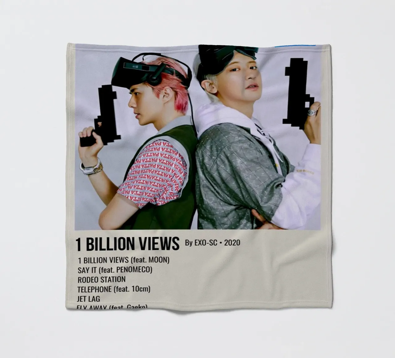 1 BILLION VIEWS By EXO-SC-2020 fleecedeken van SoundStudio