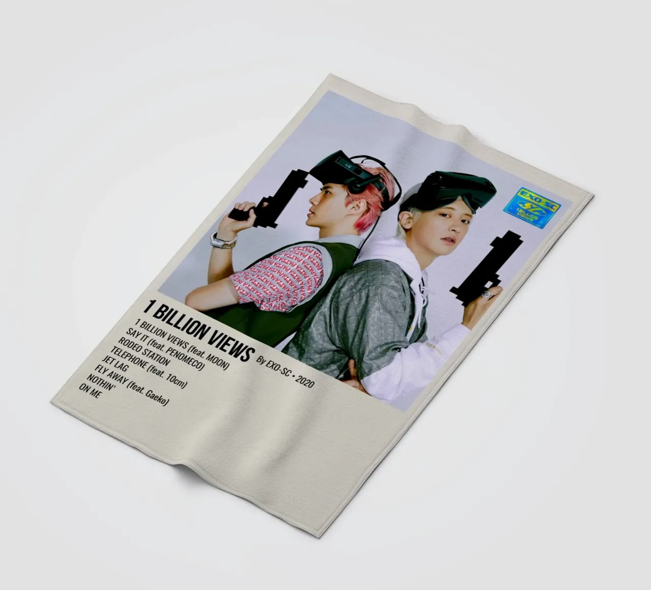 1 BILLION VIEWS By EXO-SC-2020 fleece blanket by SoundStudio