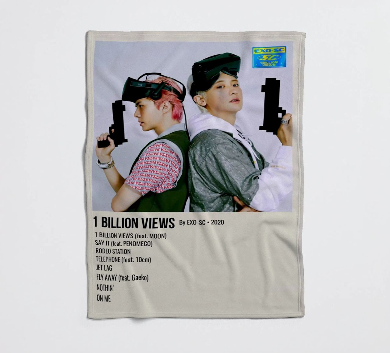 1 BILLION VIEWS By EXO-SC-2020 coperta in pile da SoundStudio