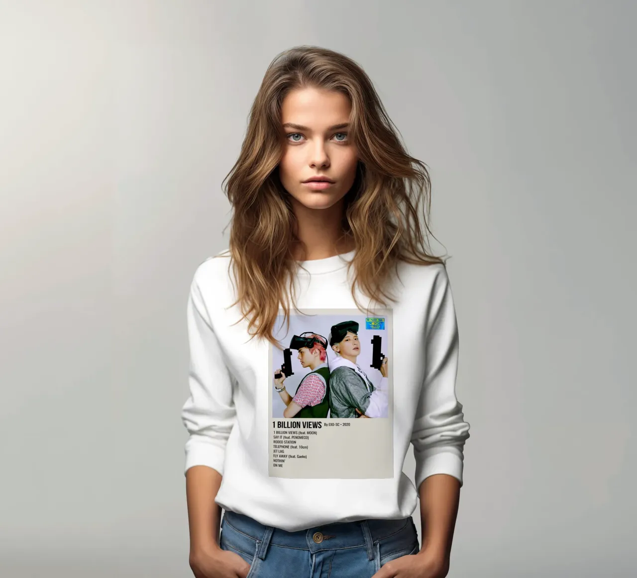 1 BILLION VIEWS By EXO-SC-2020 sweatshirt van SoundStudio