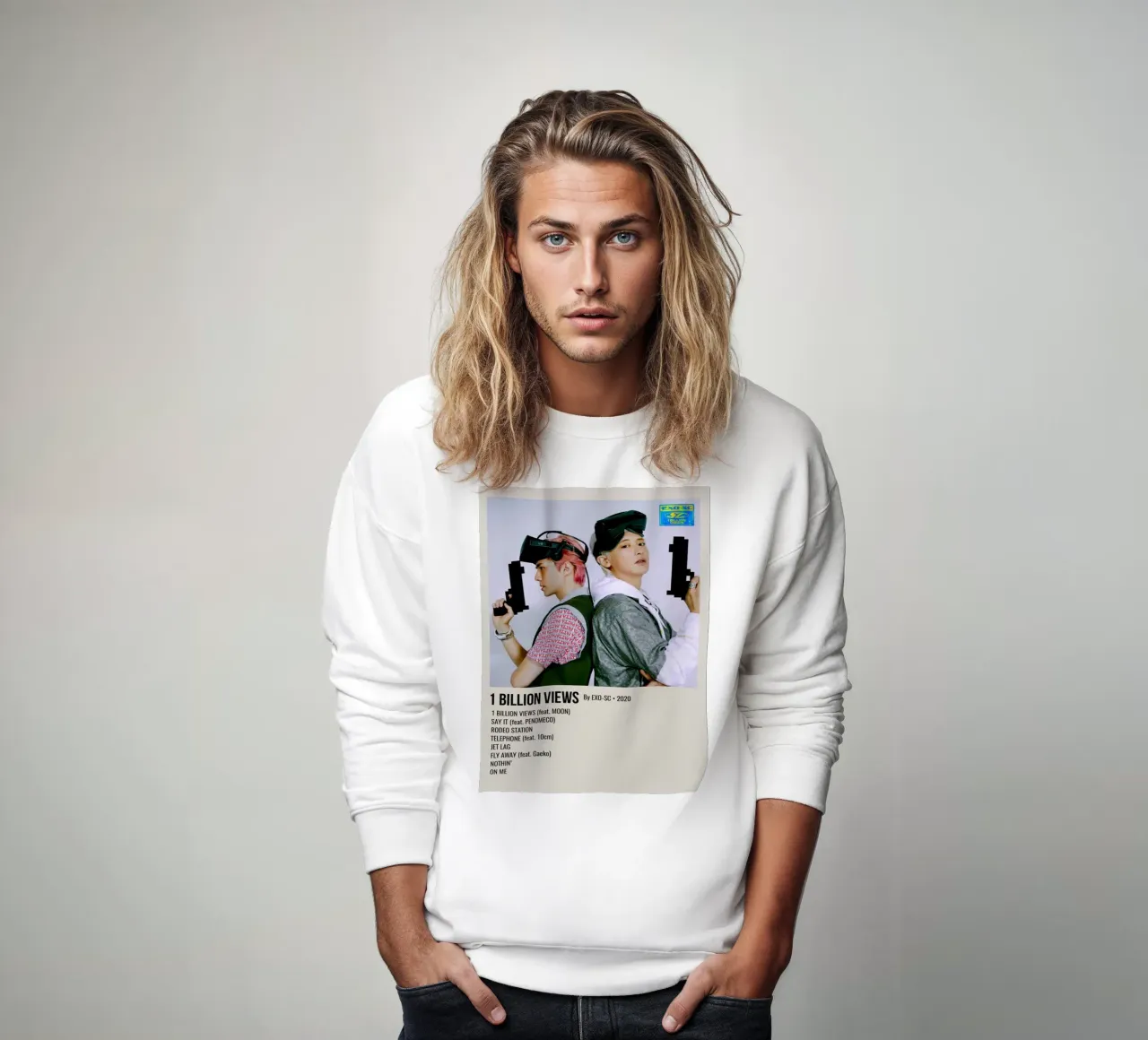1 BILLION VIEWS By EXO-SC-2020 sweatshirt van SoundStudio