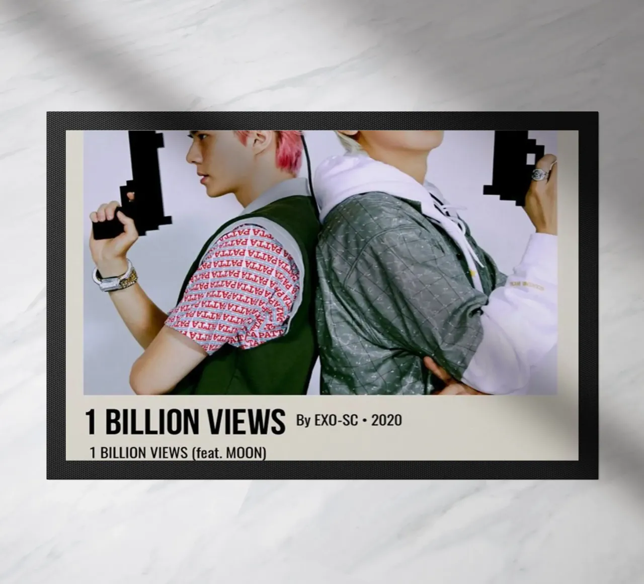 1 BILLION VIEWS By EXO-SC-2020 paillasson de SoundStudio