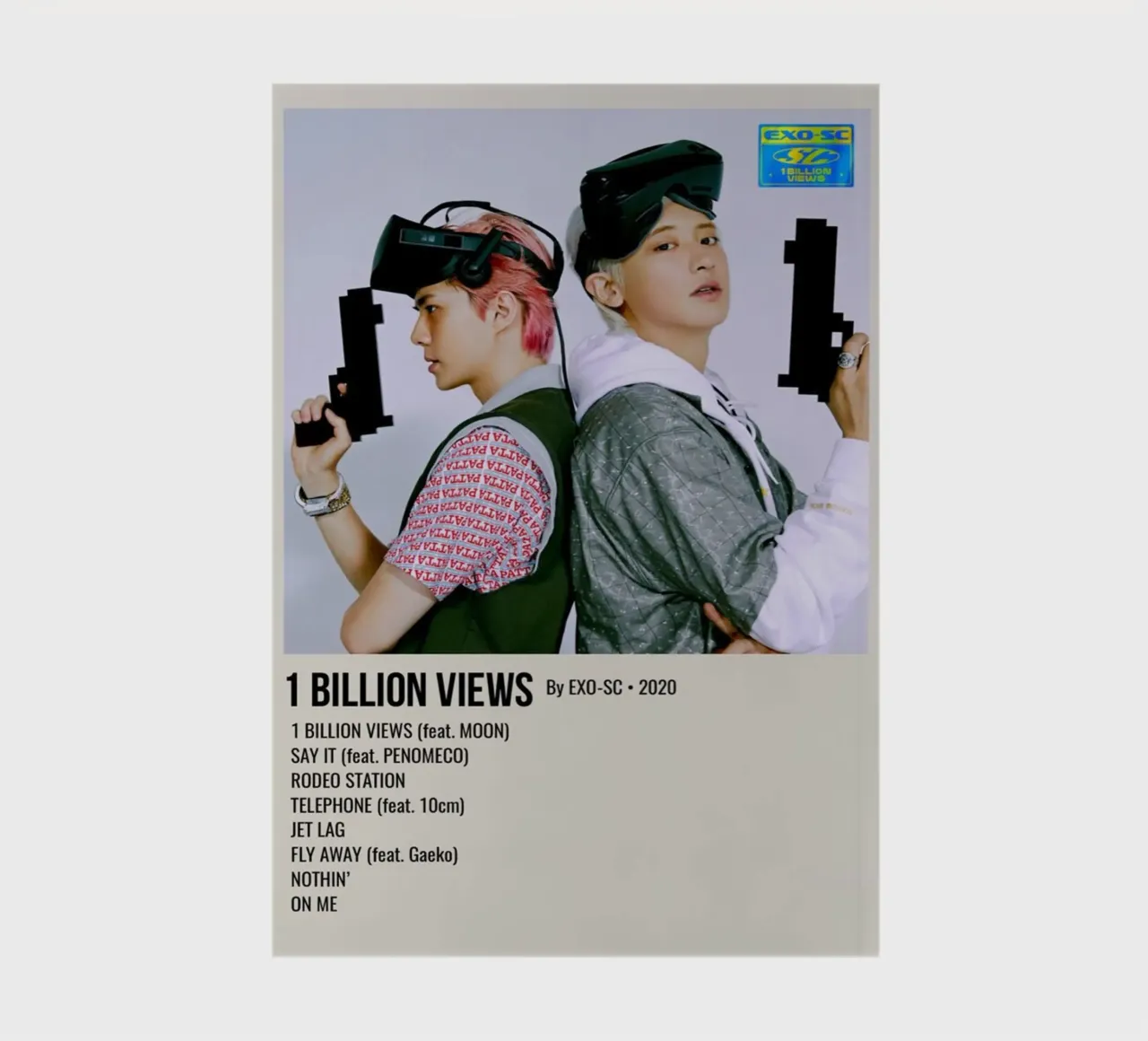 1 BILLION VIEWS By EXO-SC-2020 diario da SoundStudio
