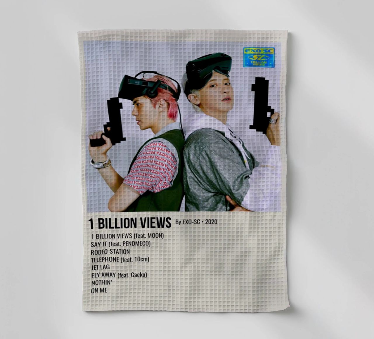 1 BILLION VIEWS By EXO-SC-2020 torchon de SoundStudio