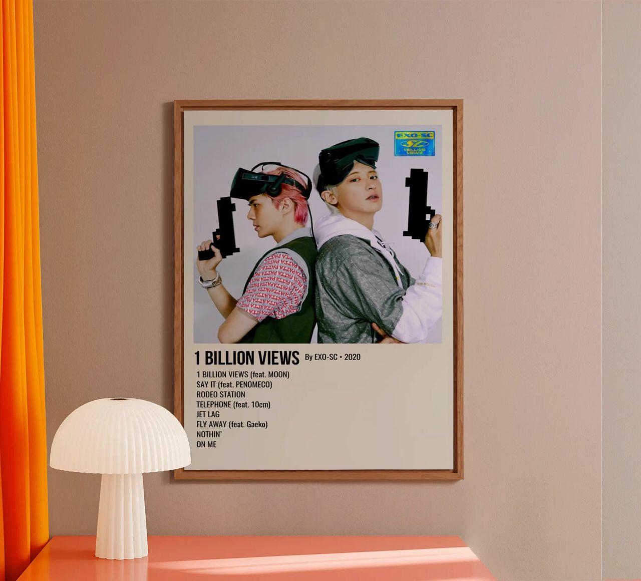 1 BILLION VIEWS By EXO-SC-2020 alluminio dibond da SoundStudio