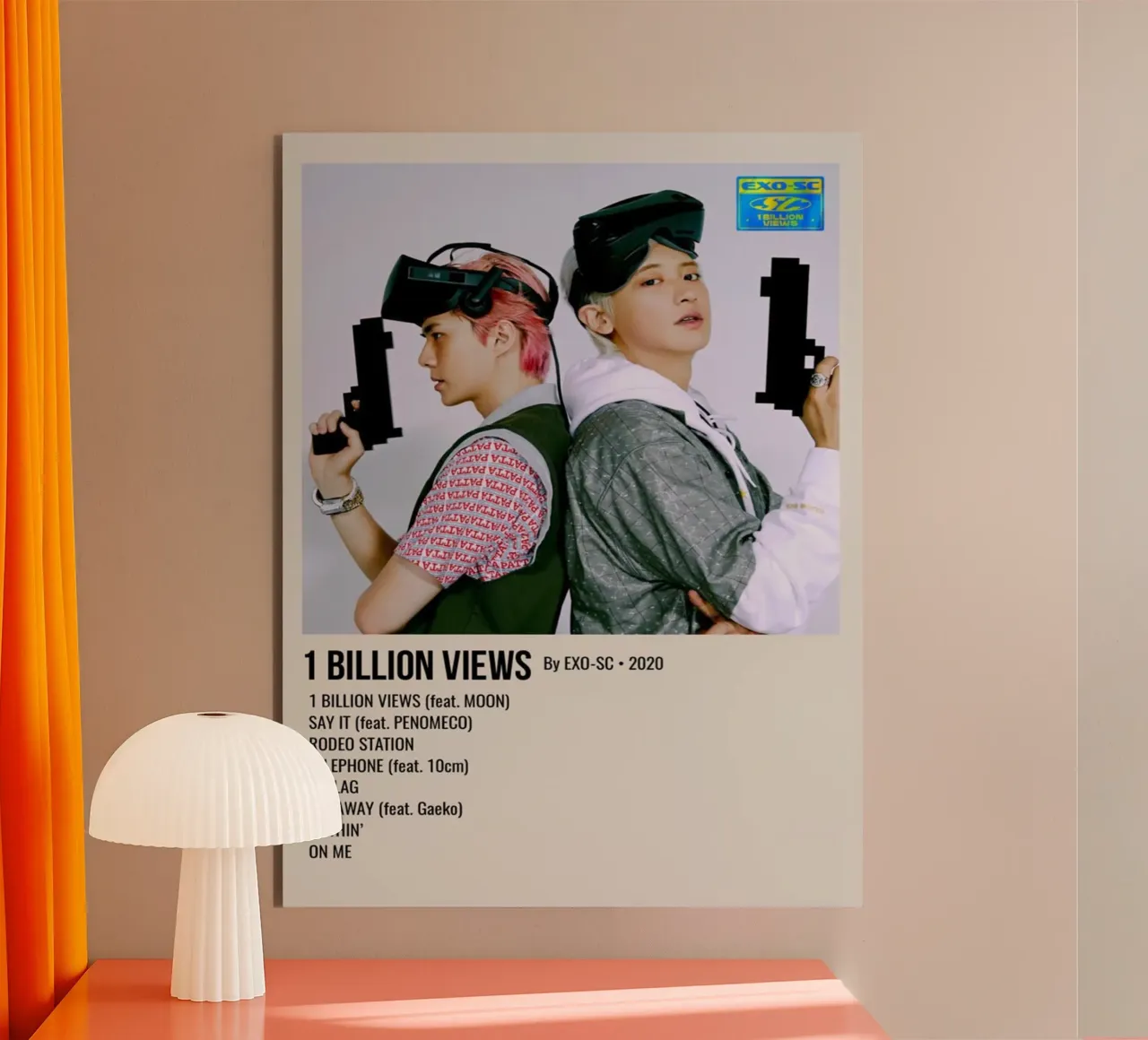 1 BILLION VIEWS By EXO-SC-2020 aluminio dibond de SoundStudio