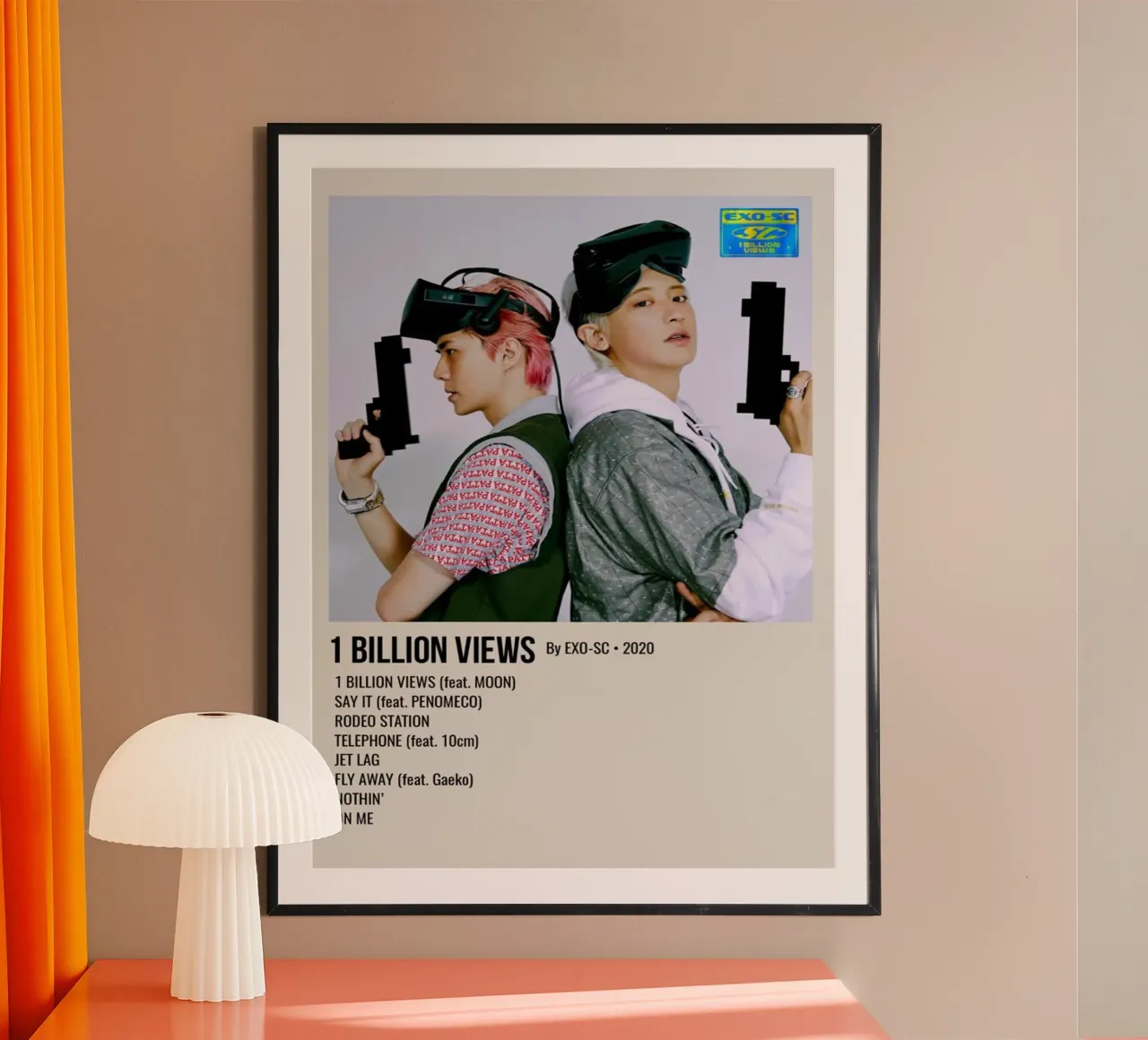 1 BILLION VIEWS By EXO-SC-2020 hahnemühle by SoundStudio