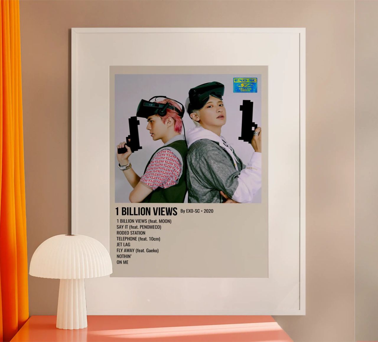 1 BILLION VIEWS By EXO-SC-2020 carta hahnemühle da SoundStudio
