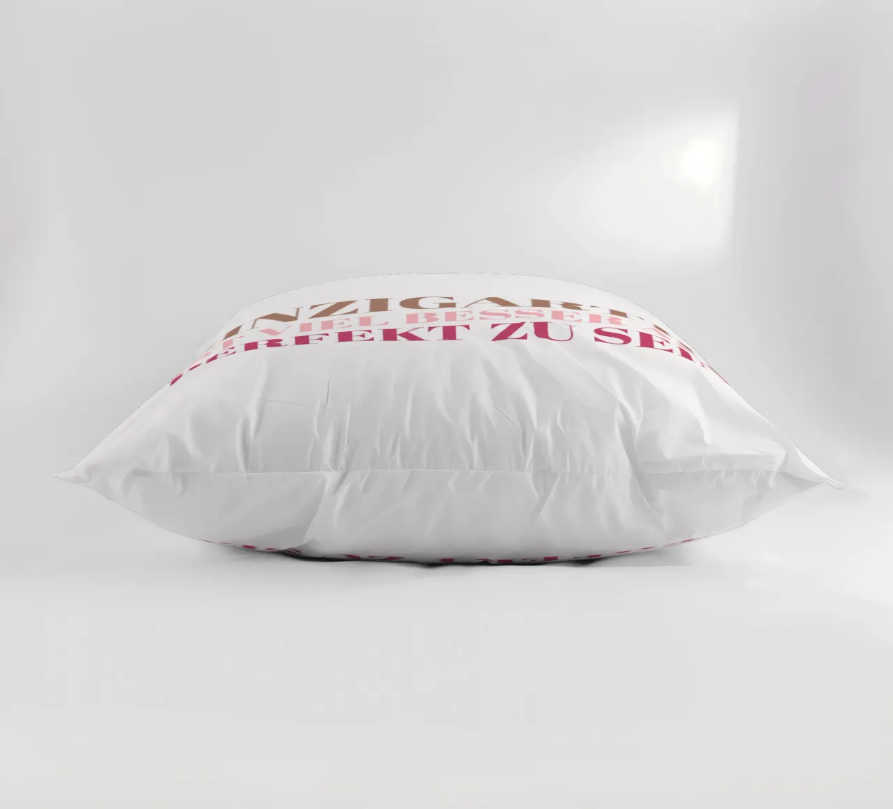 Unique is much better than perfect. Motivation. decorative cushion by CalliLetters