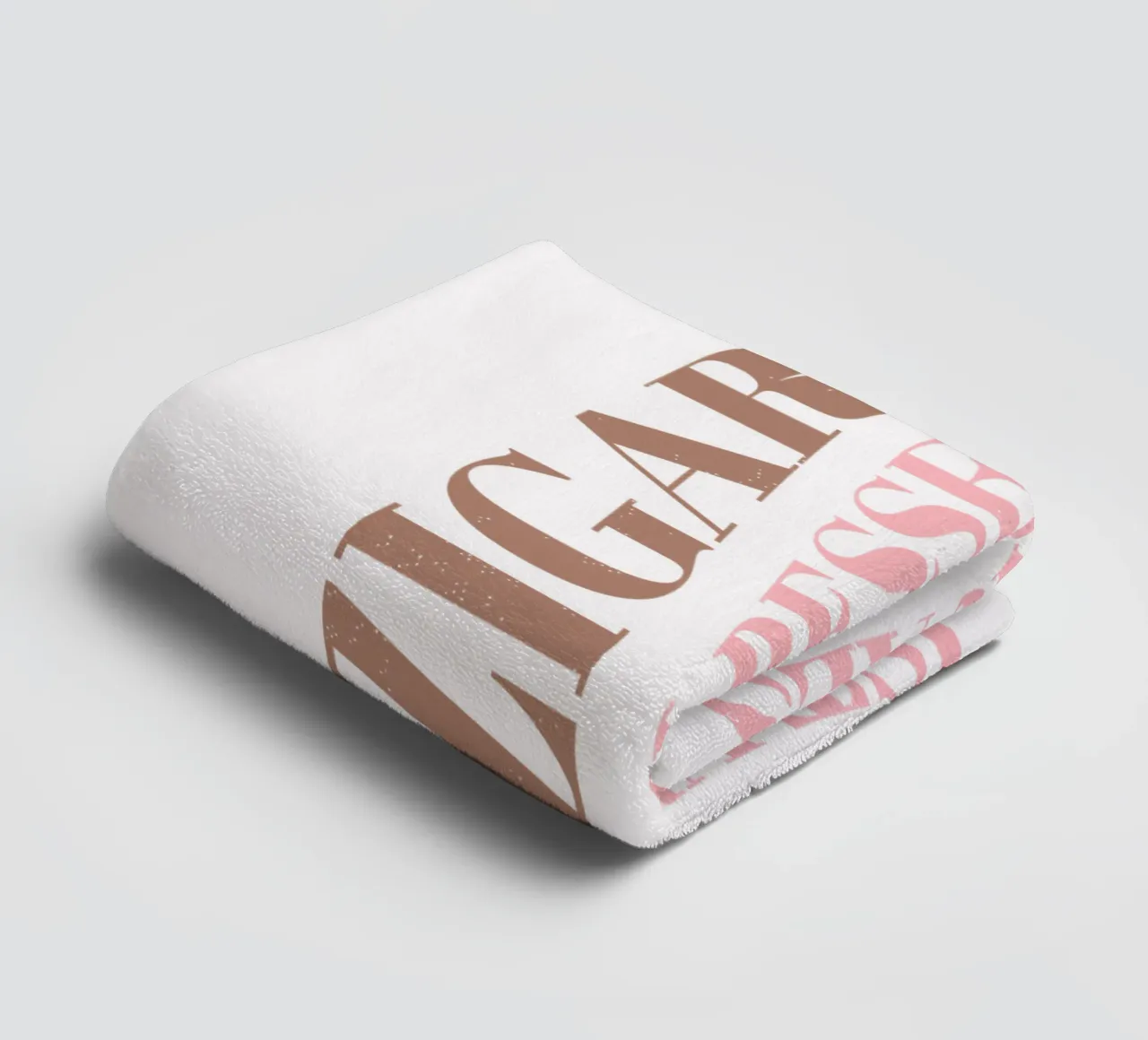 Unico è molto meglio di perfetto. Motivazione. asciugamano da bagno da CalliLetters