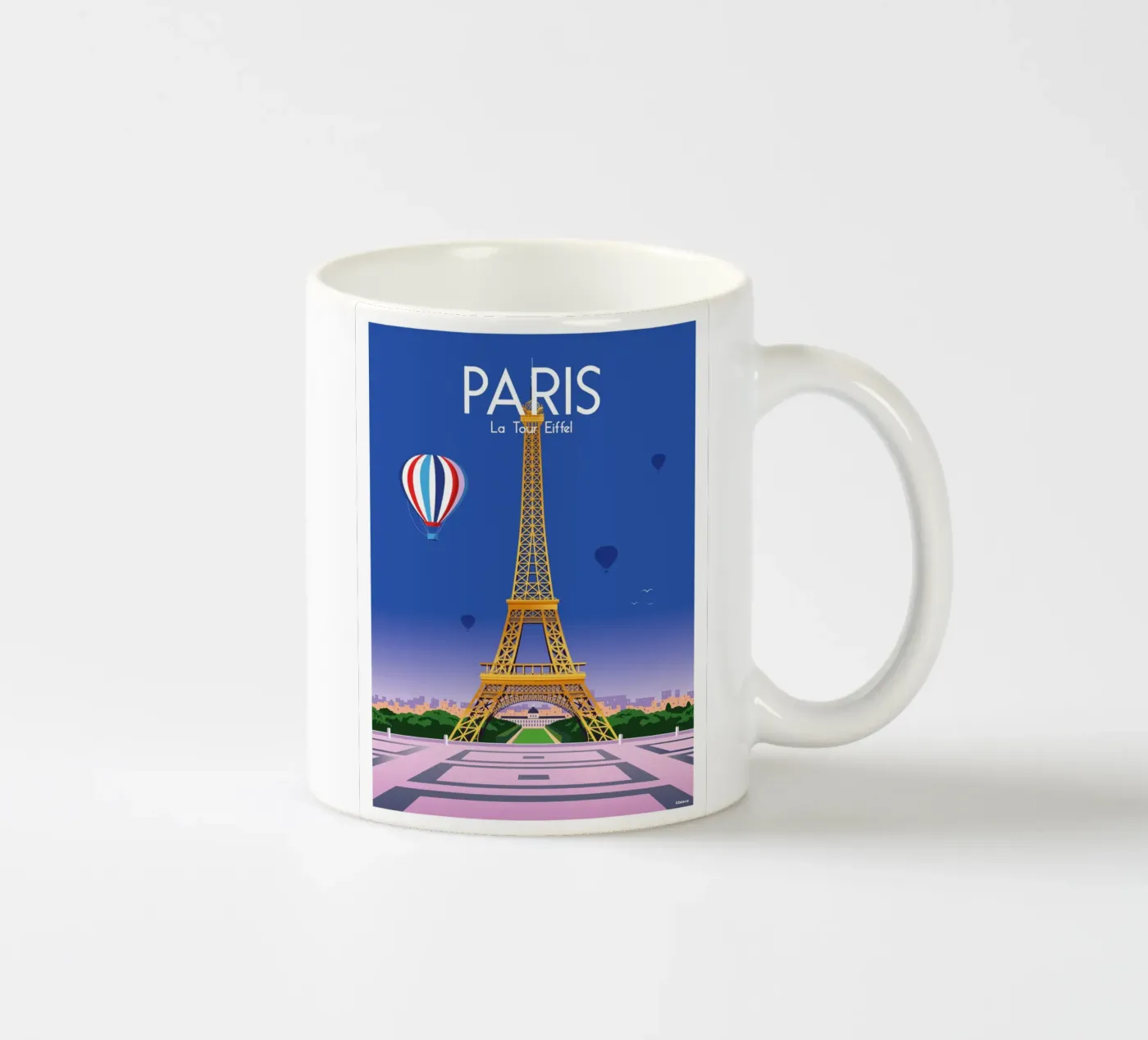 Paris ceramic mug by Raphaël Delerue