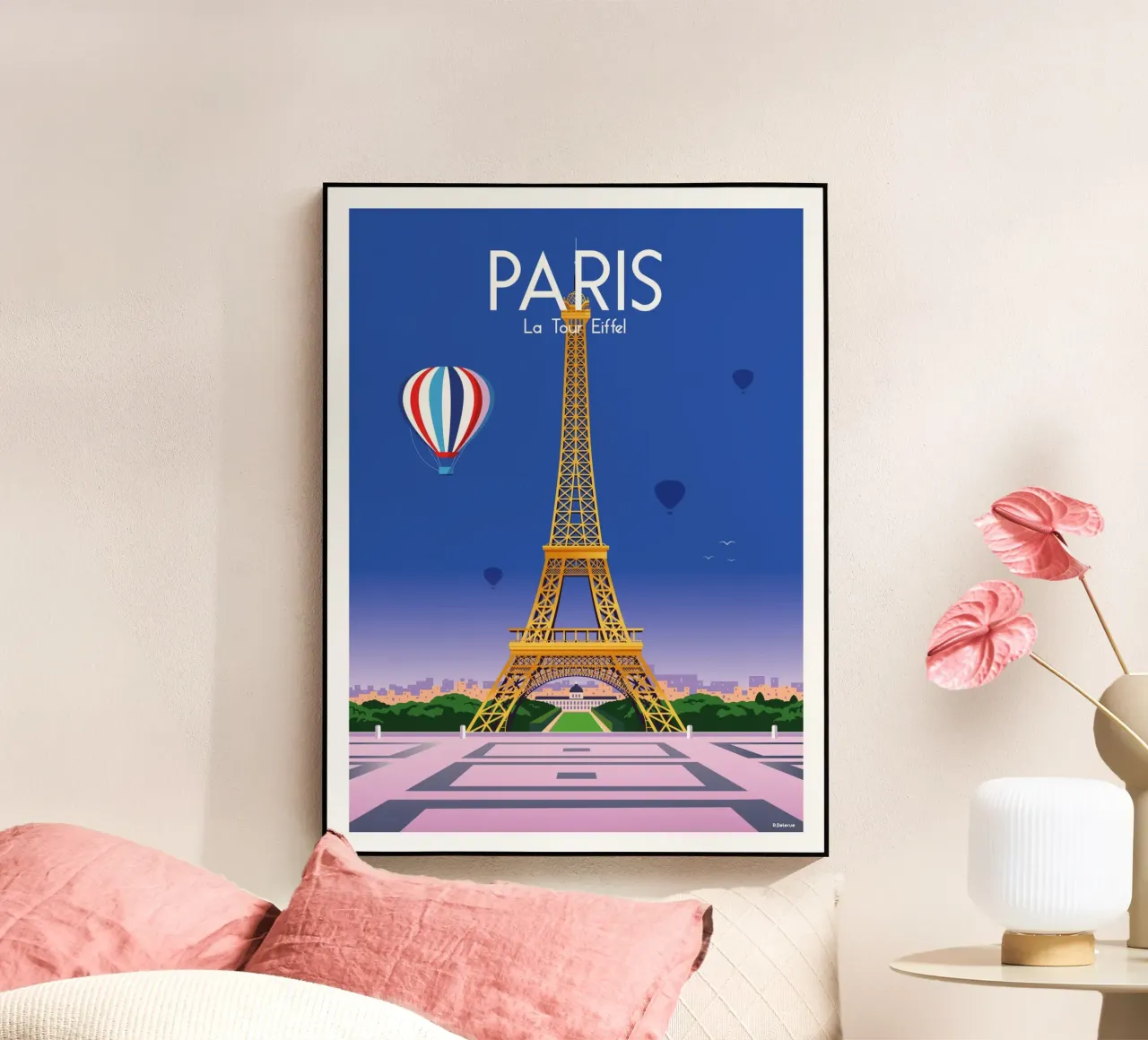 Paris acrylic glass by Raphaël Delerue