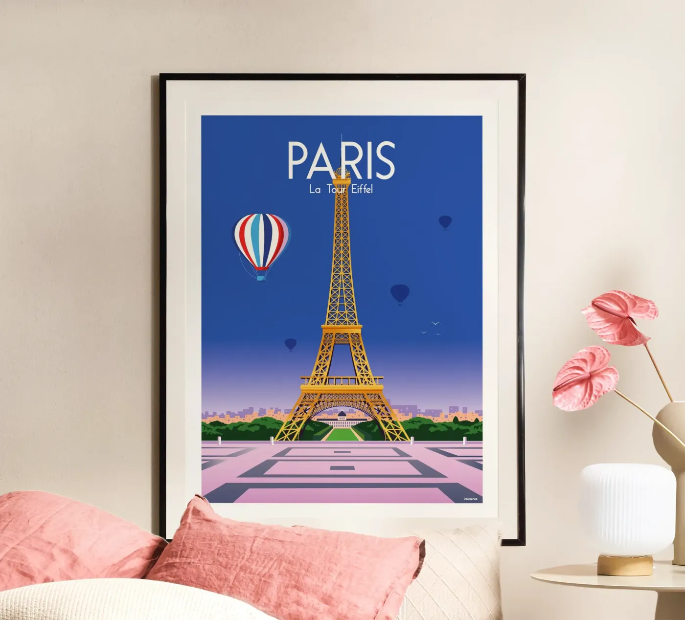 Paris poster by Raphaël Delerue