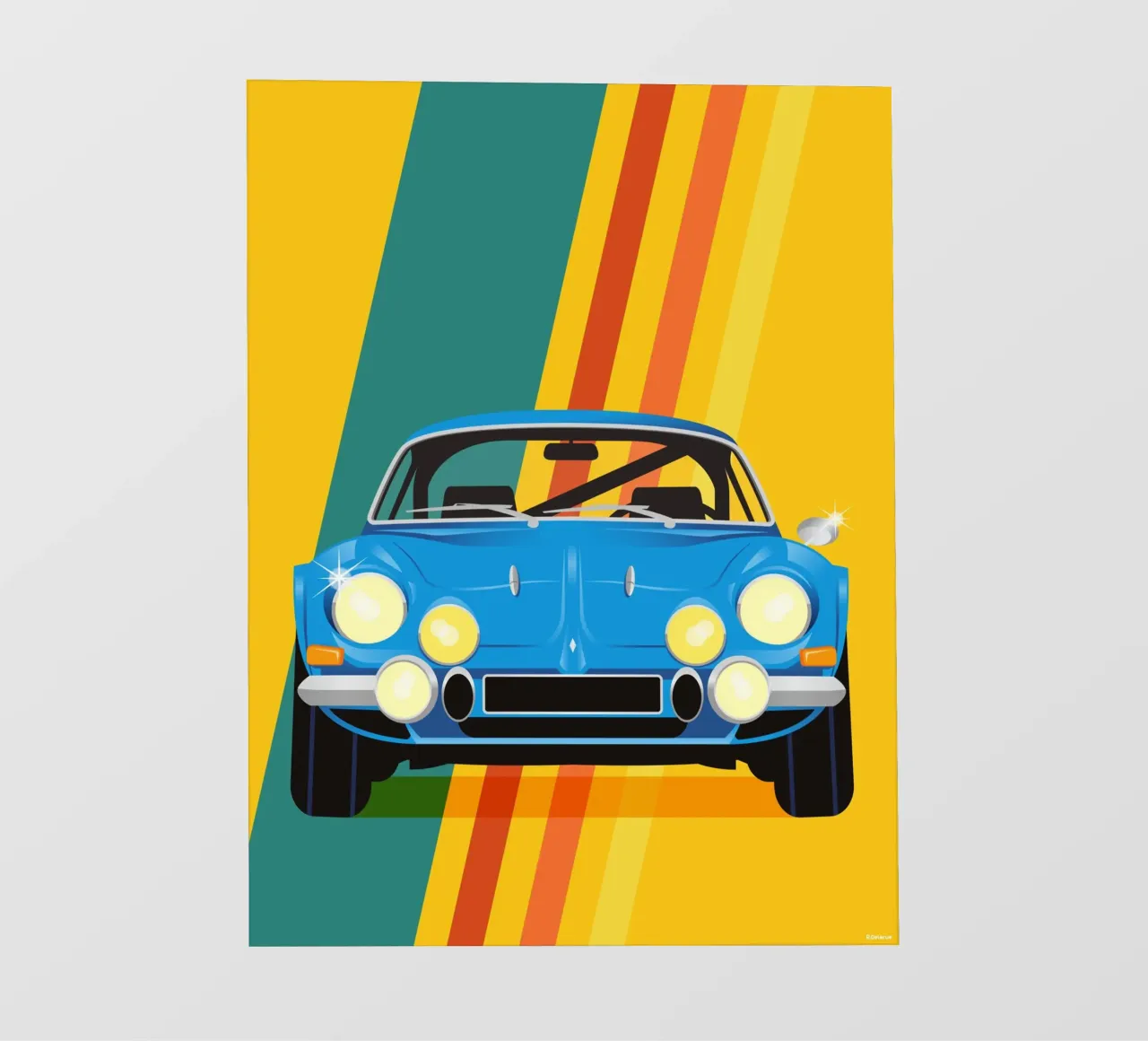 Renault Alpine A110 telo in pvc da Raphaël Delerue