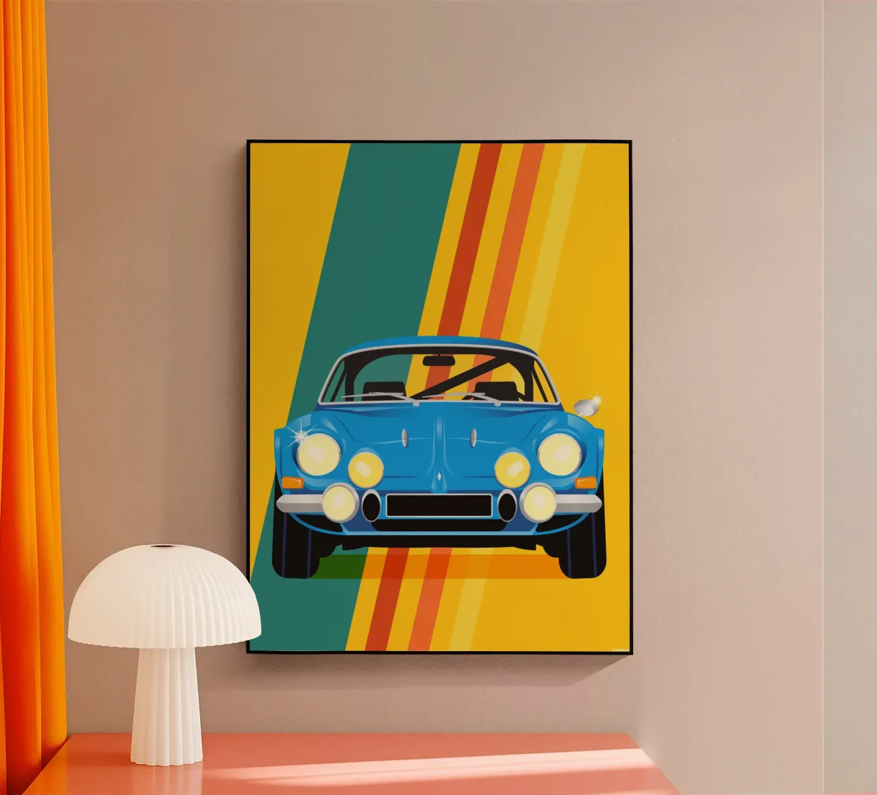 Renault Alpine A110 plexiglass da Raphaël Delerue