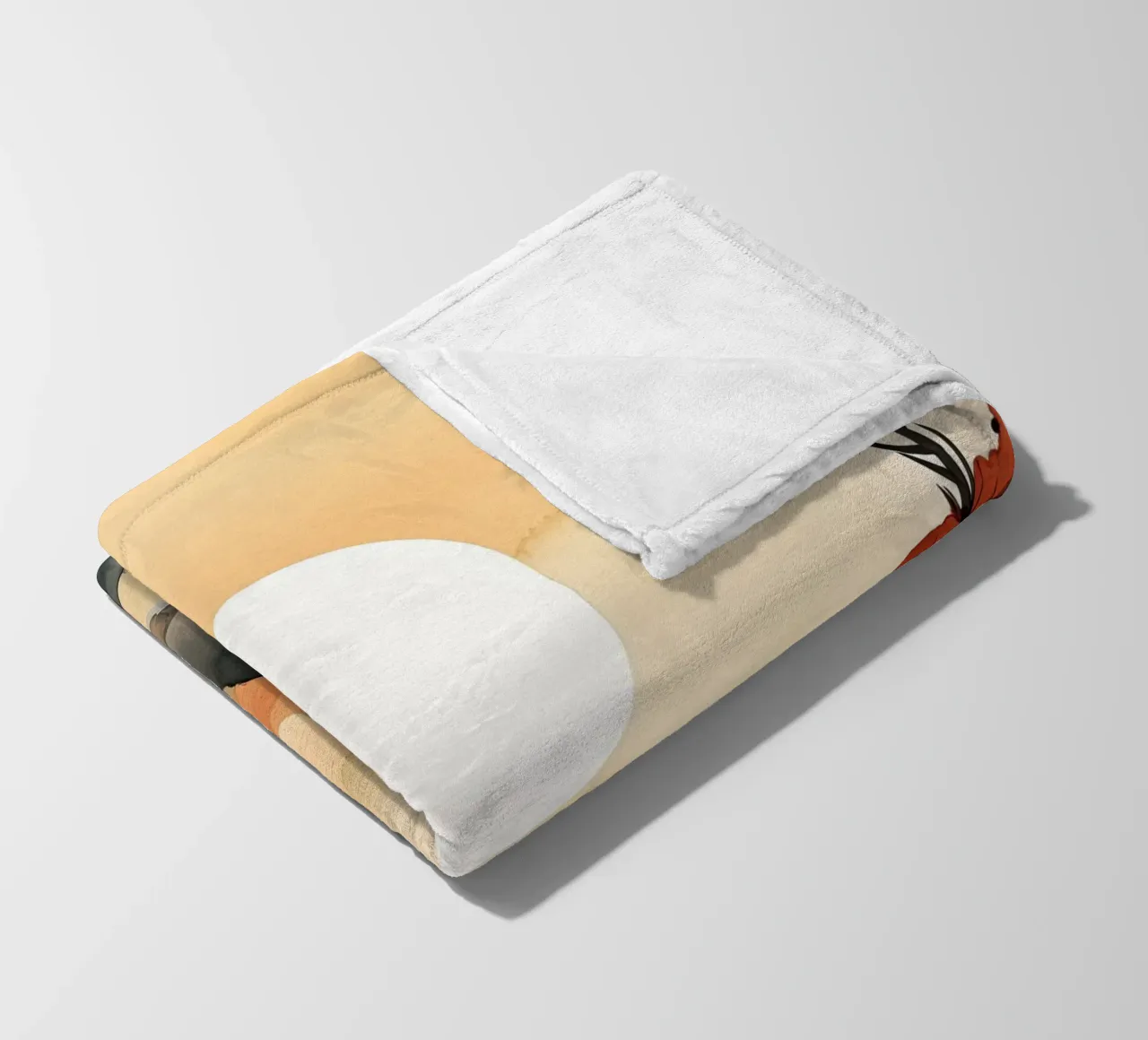 Sonnenuntergang zwischen Tälern Fleecedecke von DaarbyN