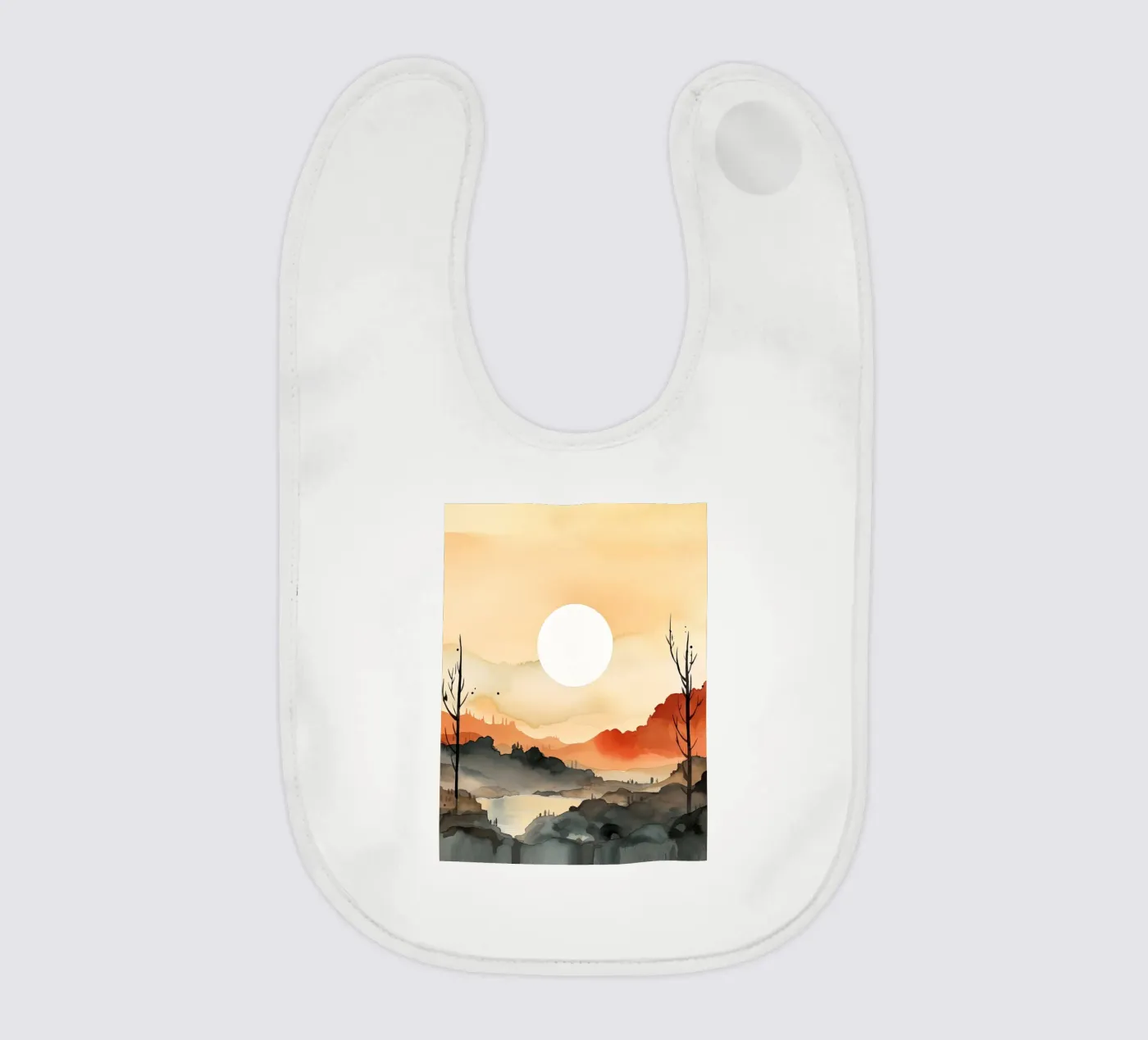 Sunset Between Valleys Babylätzchen von DaarbyN