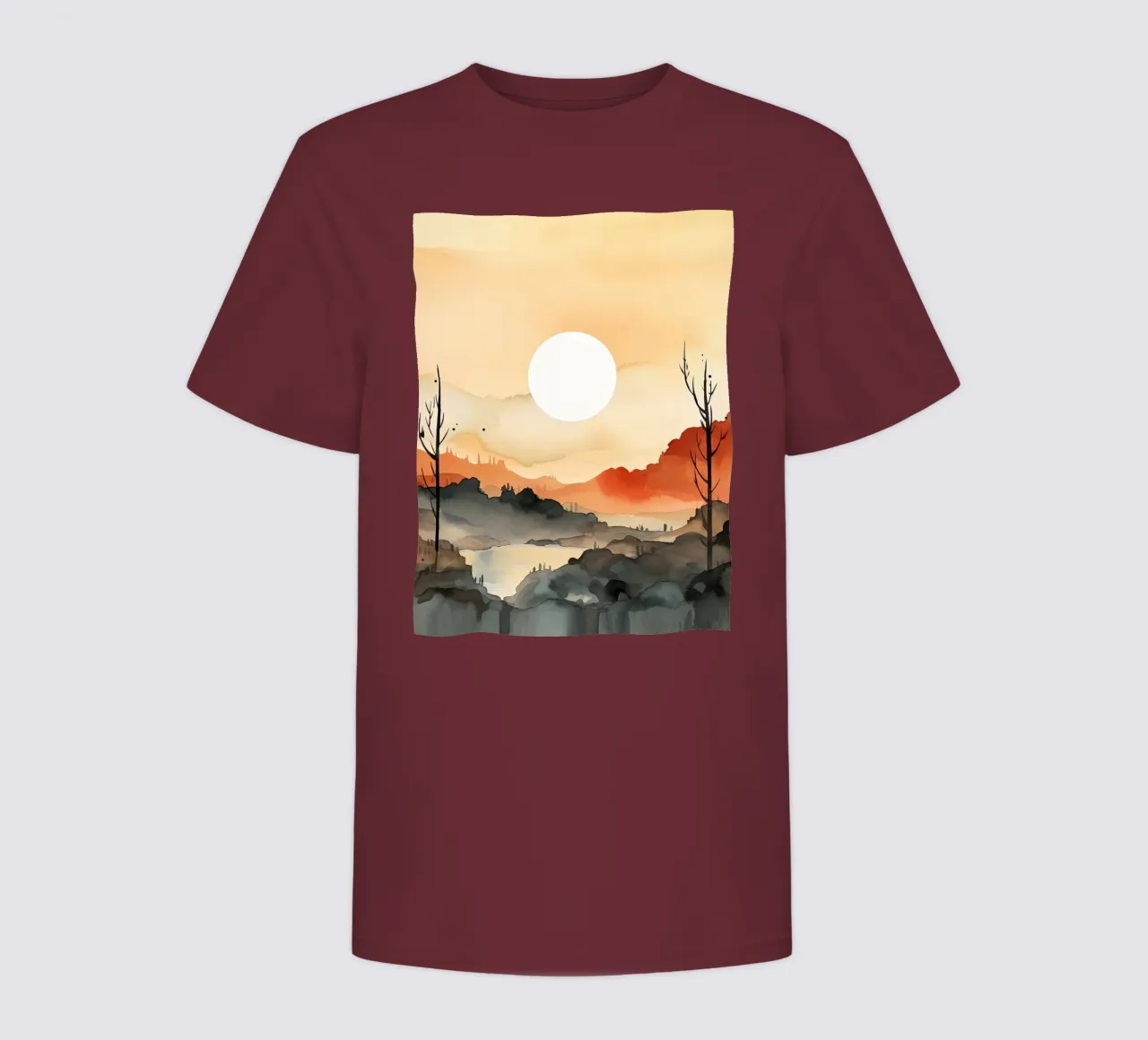 Tramonto tra le valli t-shirt bambini da DaarbyN