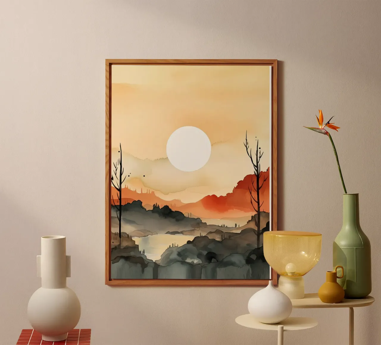 Sunset Between Valleys forex plate by DaarbyN