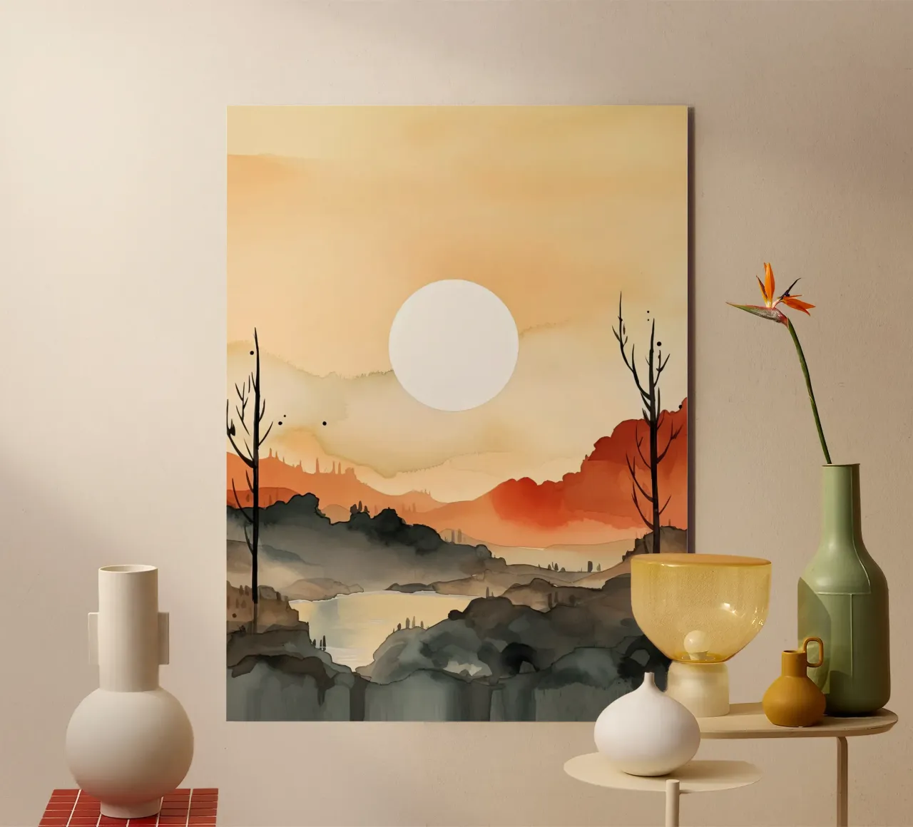 Sunset Between Valleys forex plate by DaarbyN