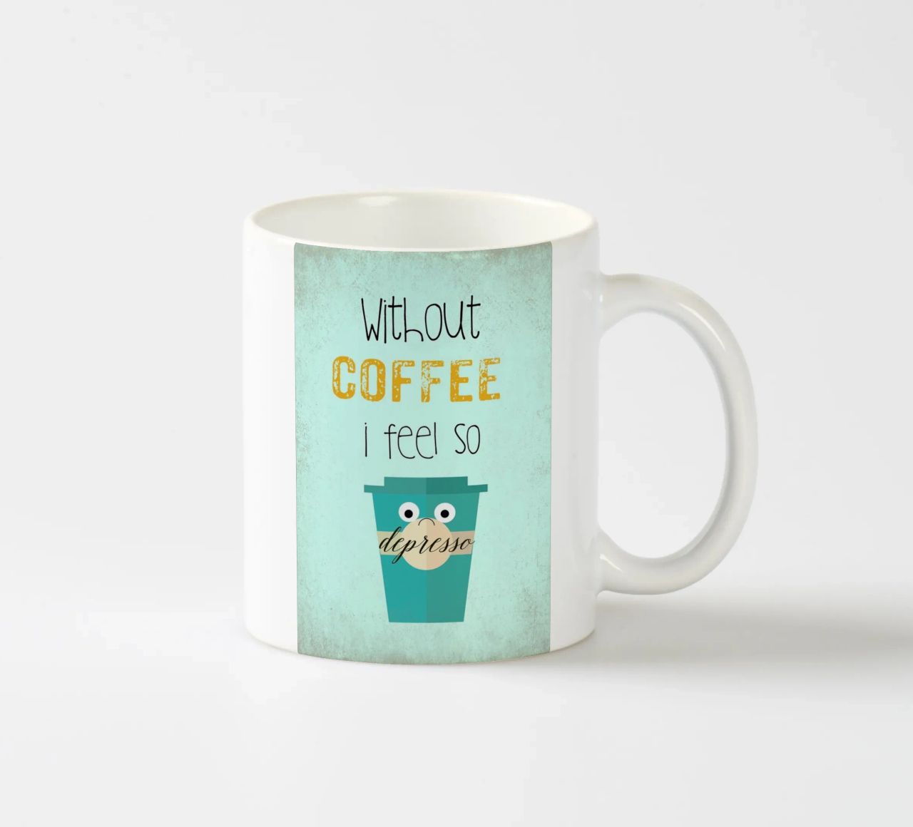 Depresso tazza in ceramica da Monika Strigel