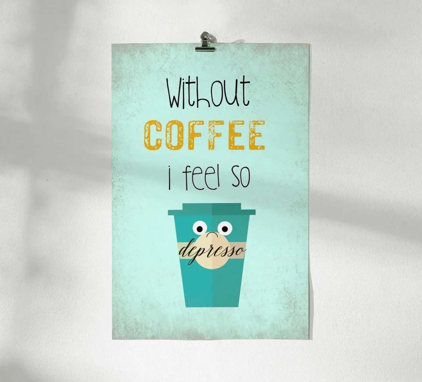 Depresso poster by Monika Strigel