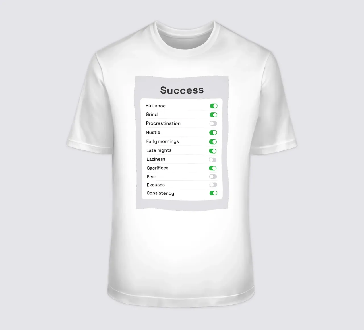 Success Settings t-shirt da nabakumov